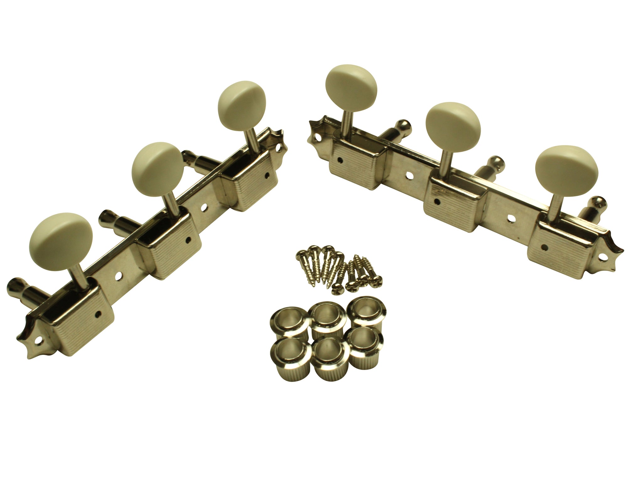 Hosco 3 a side plate mounted Kluson style machine head tuner set