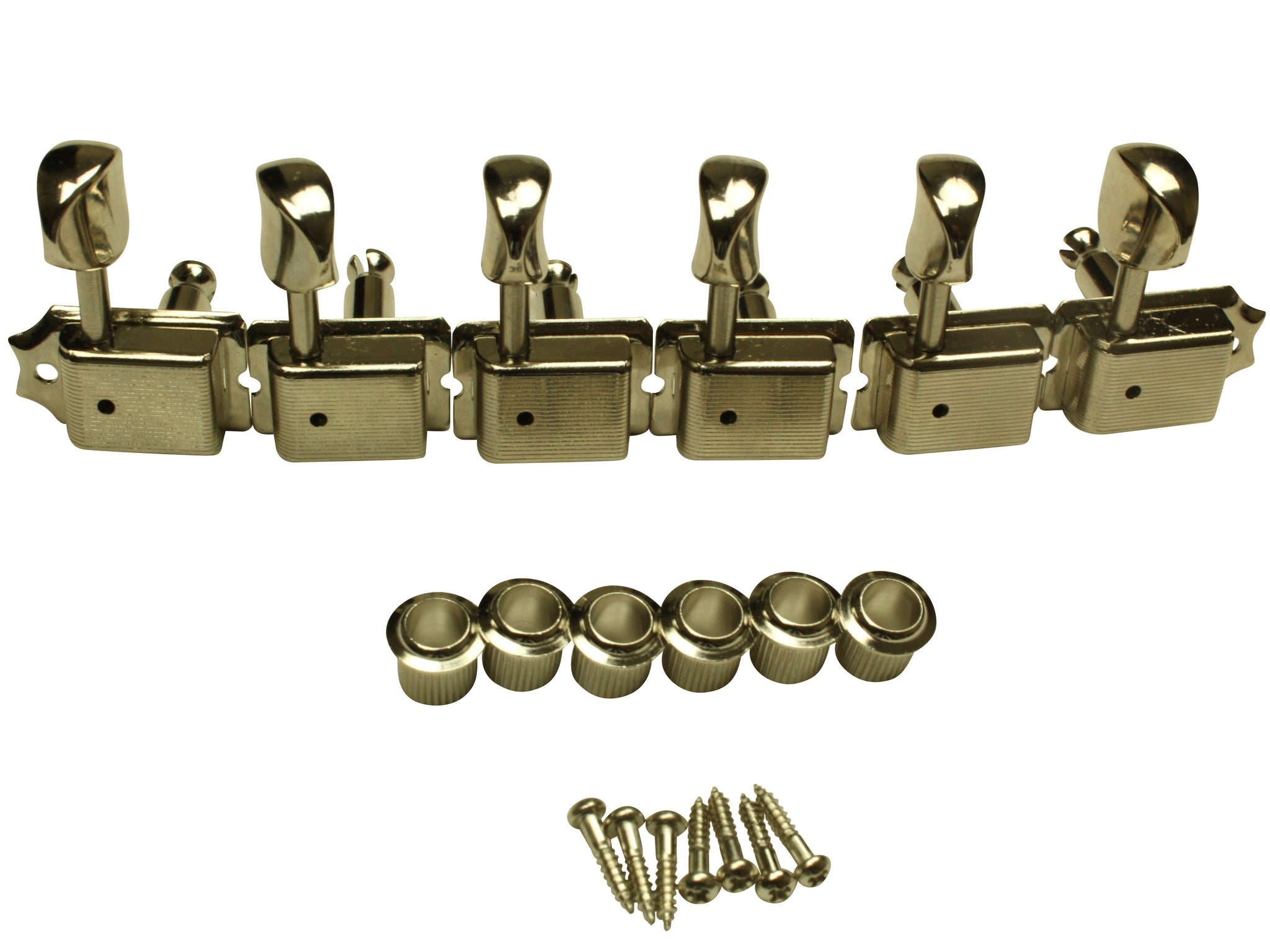 Hosco 6 in line Kluson style machine head tuner set