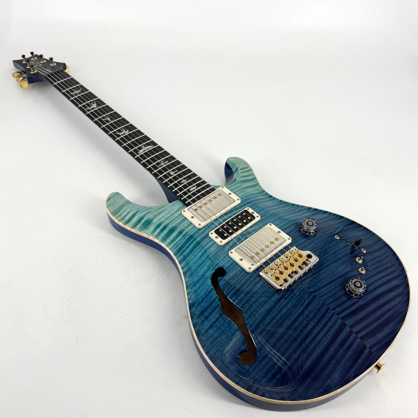 2021 PRS Wood Library Special 22 Semi Hollow - Blue Fade Default Title | Tonebay