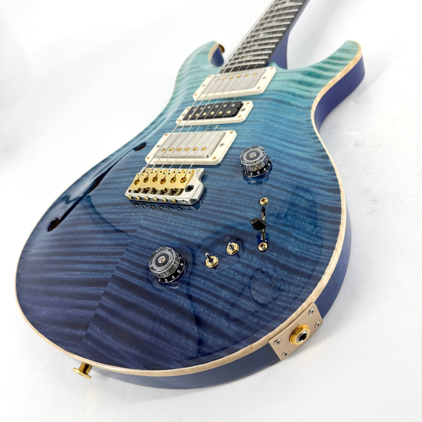2021 PRS Wood Library Special 22 Semi Hollow - Blue Fade | Tonebay