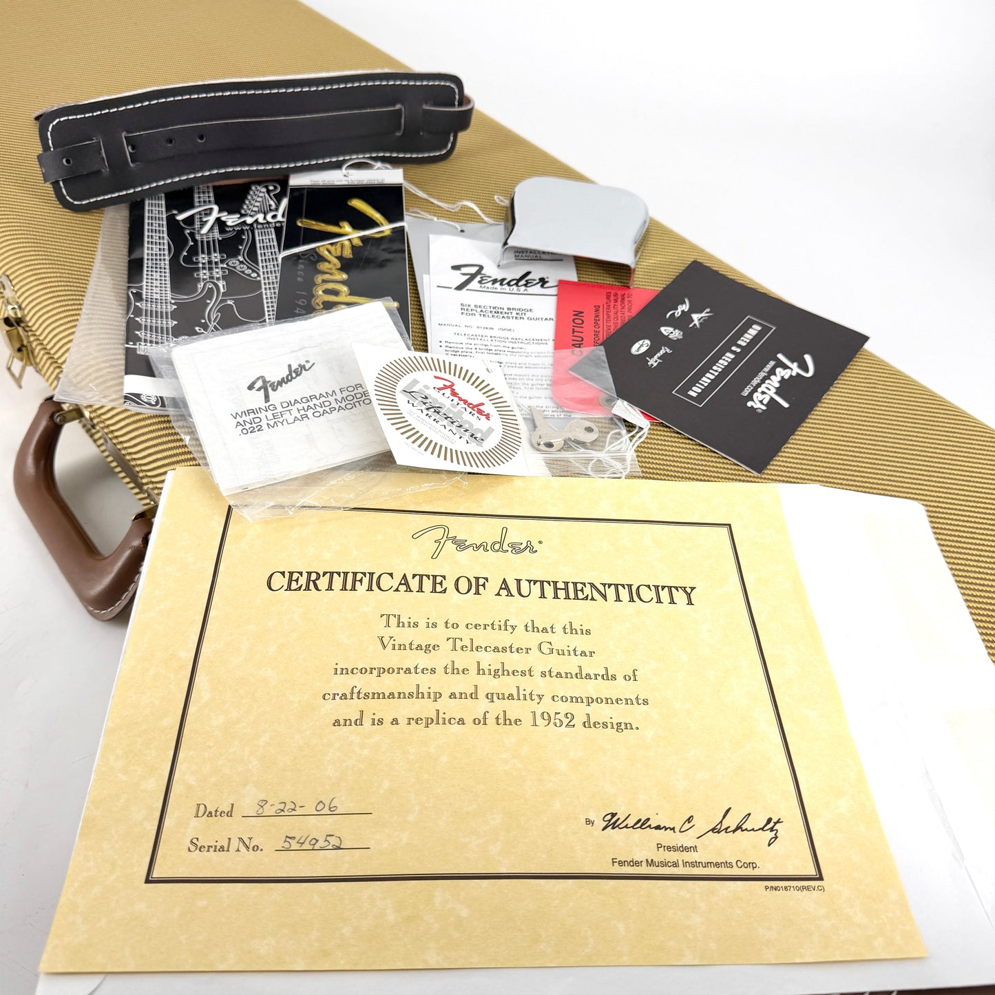 2006 Fender American Vintage 52 Telecaster - Butterscotch Blonde | Tonebay