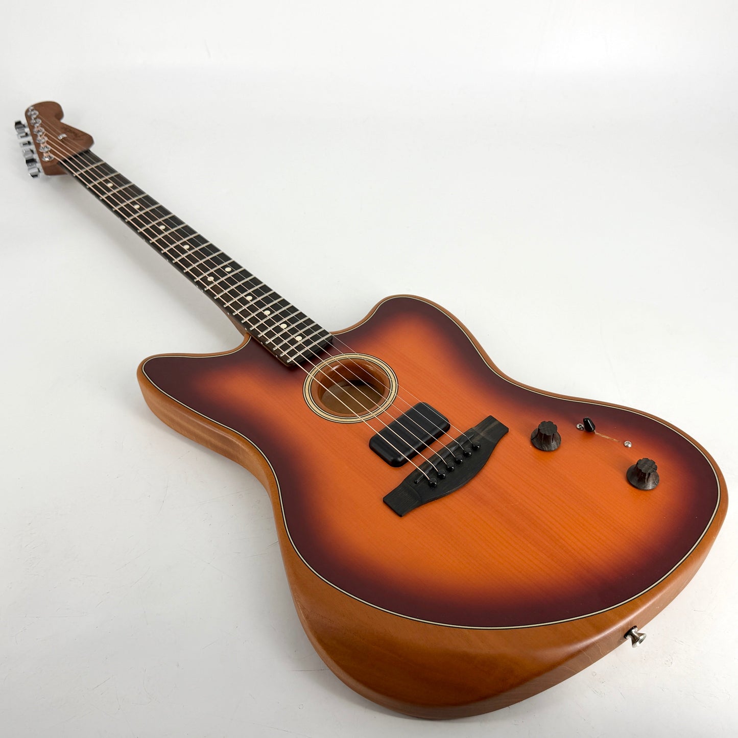 2021 Fender Acoustasonic Jazzmaster Acoustic/Electric - Tobacco Sunburst | Tonebay