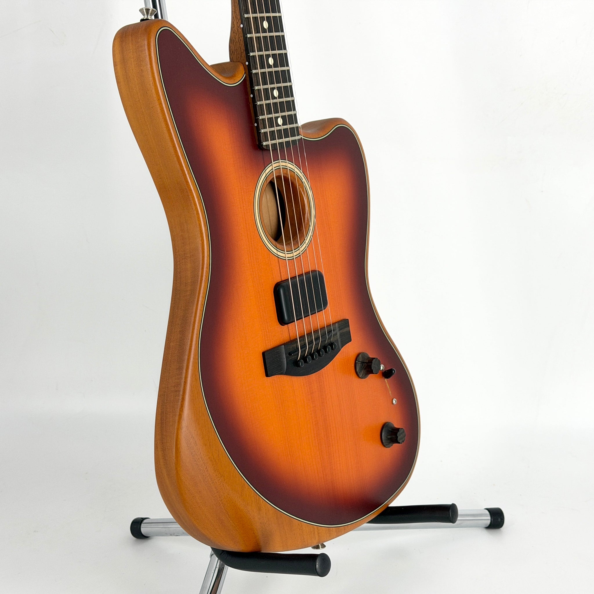 2021 Fender Acoustasonic Jazzmaster Acoustic/Electric - Tobacco Sunburst | Tonebay