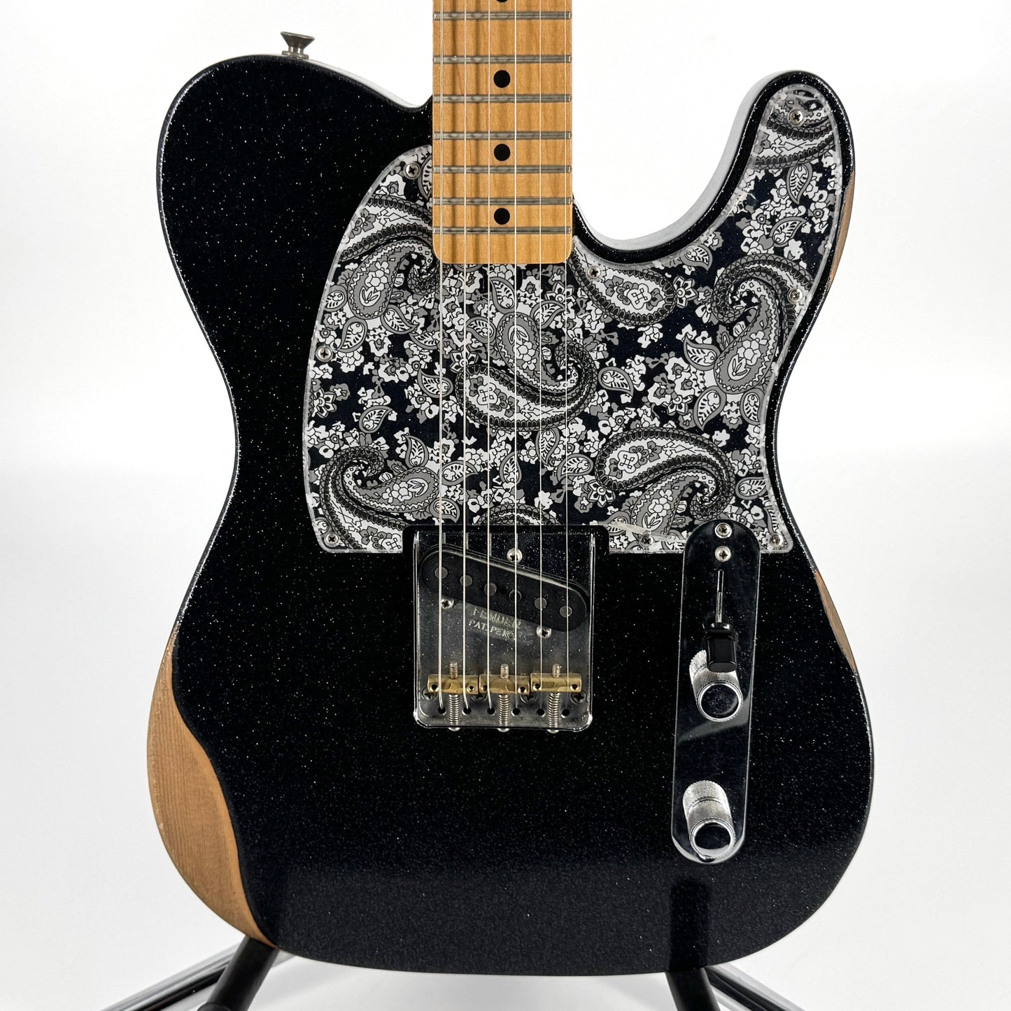 2020 Fender Brad Paisley Road Worn Esquire – Black Sparkle | Tonebay