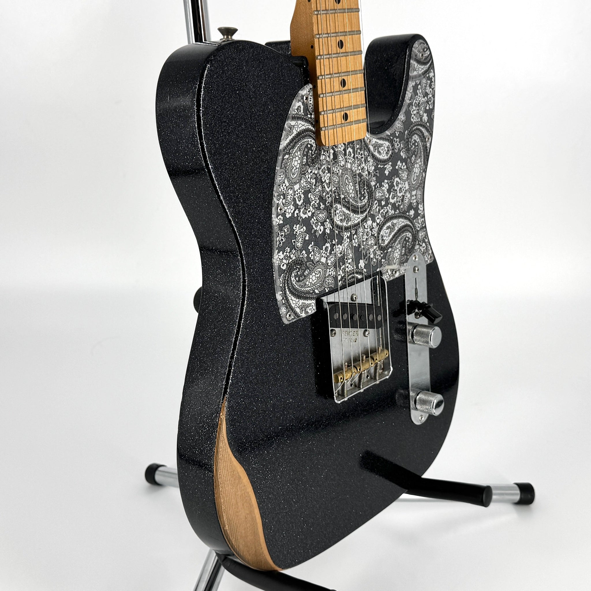 2020 Fender Brad Paisley Road Worn Esquire – Black Sparkle | Tonebay