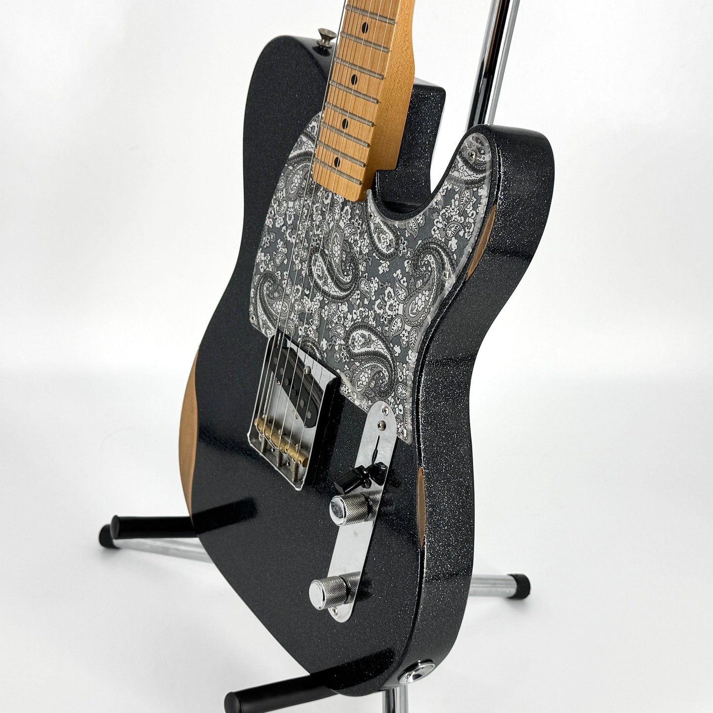 2020 Fender Brad Paisley Road Worn Esquire – Black Sparkle | Tonebay
