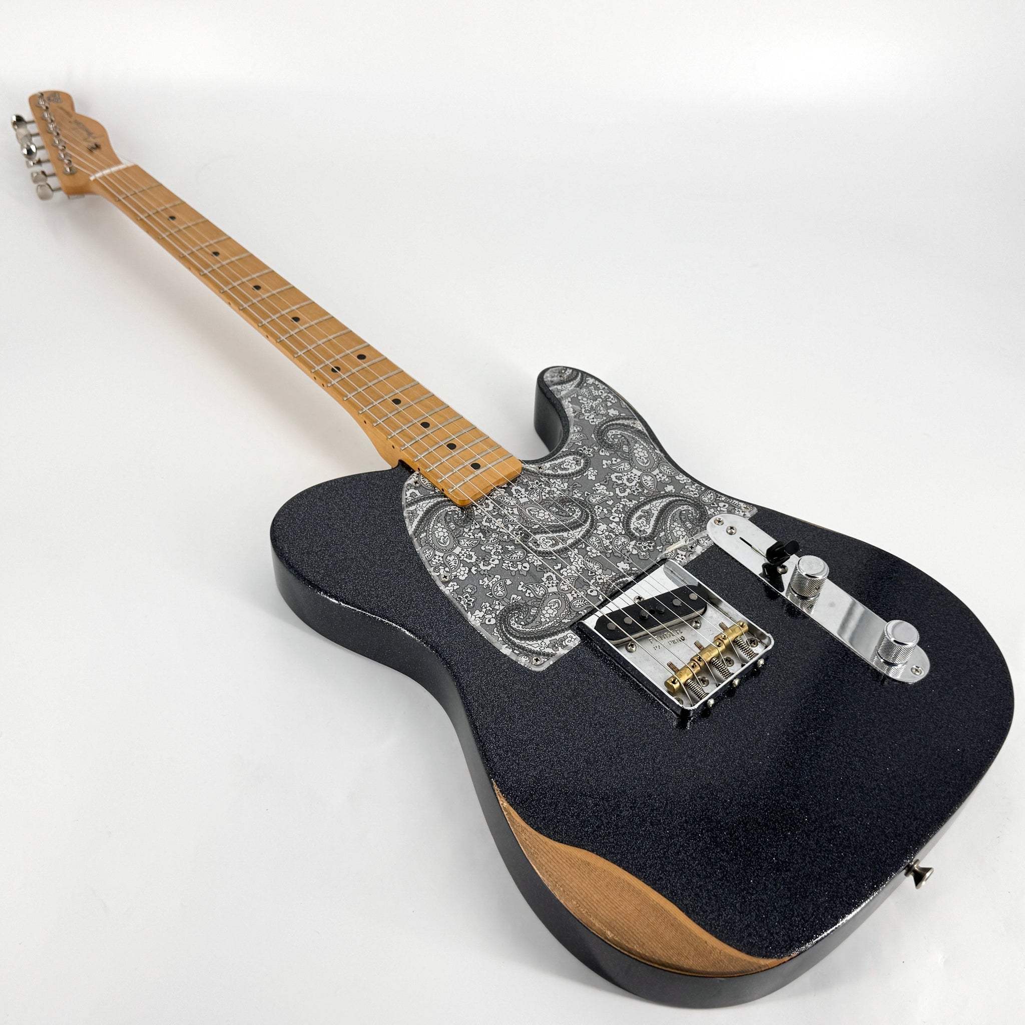 2020 Fender Brad Paisley Road Worn Esquire – Black Sparkle | Tonebay
