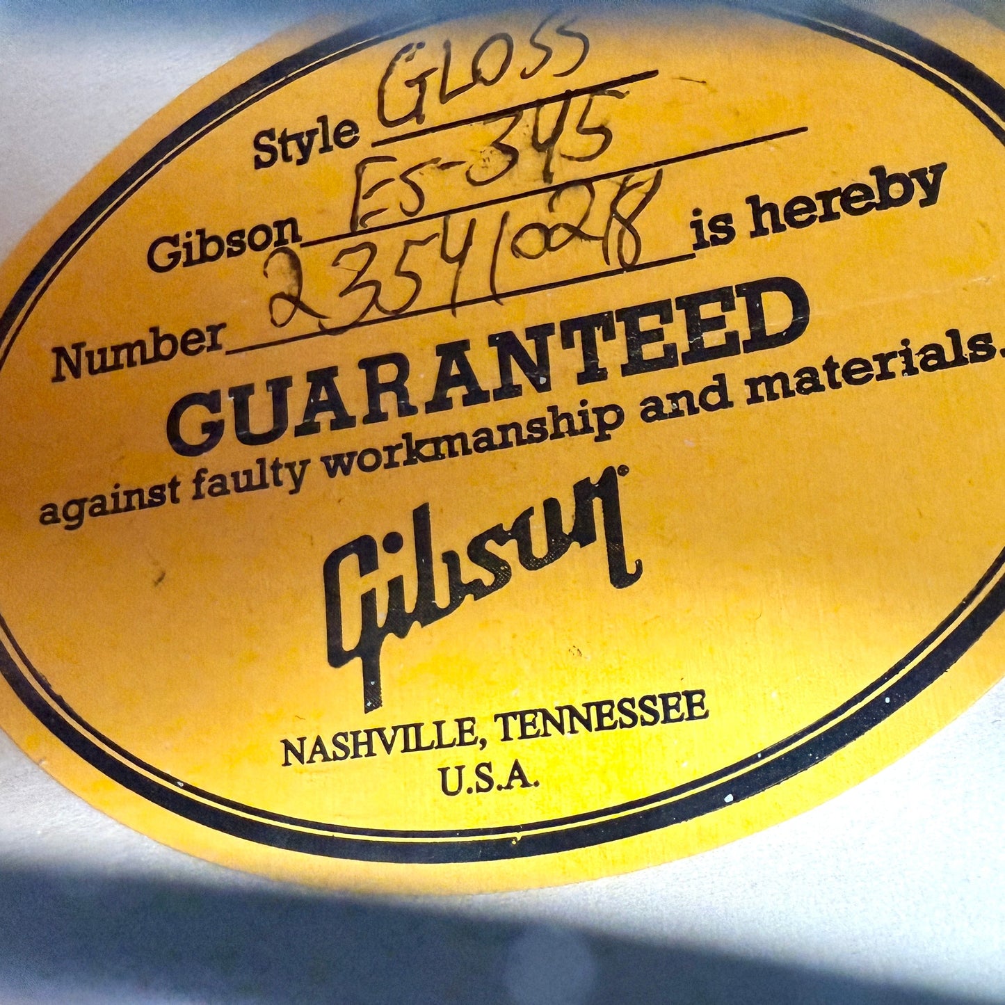 2022 Gibson ES-345 - Vintage Burst