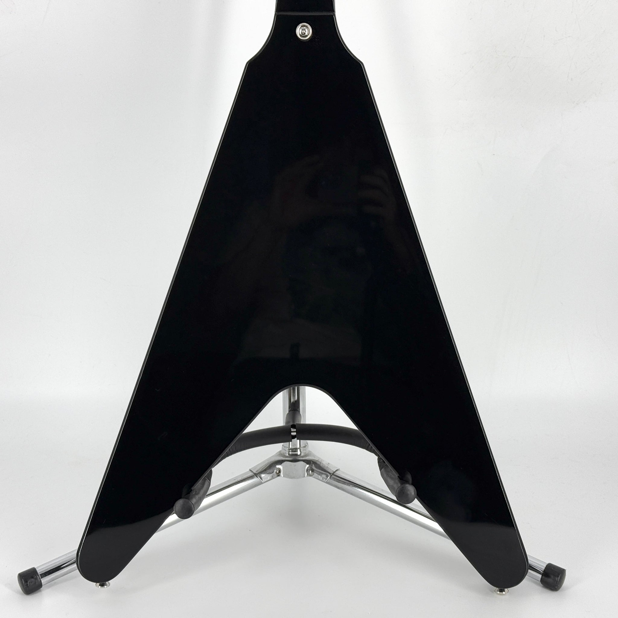 2024 Epiphone Inspired by Gibson Custom Jimi Hendrix Love Drops Flying V - Ebony | Tonebay