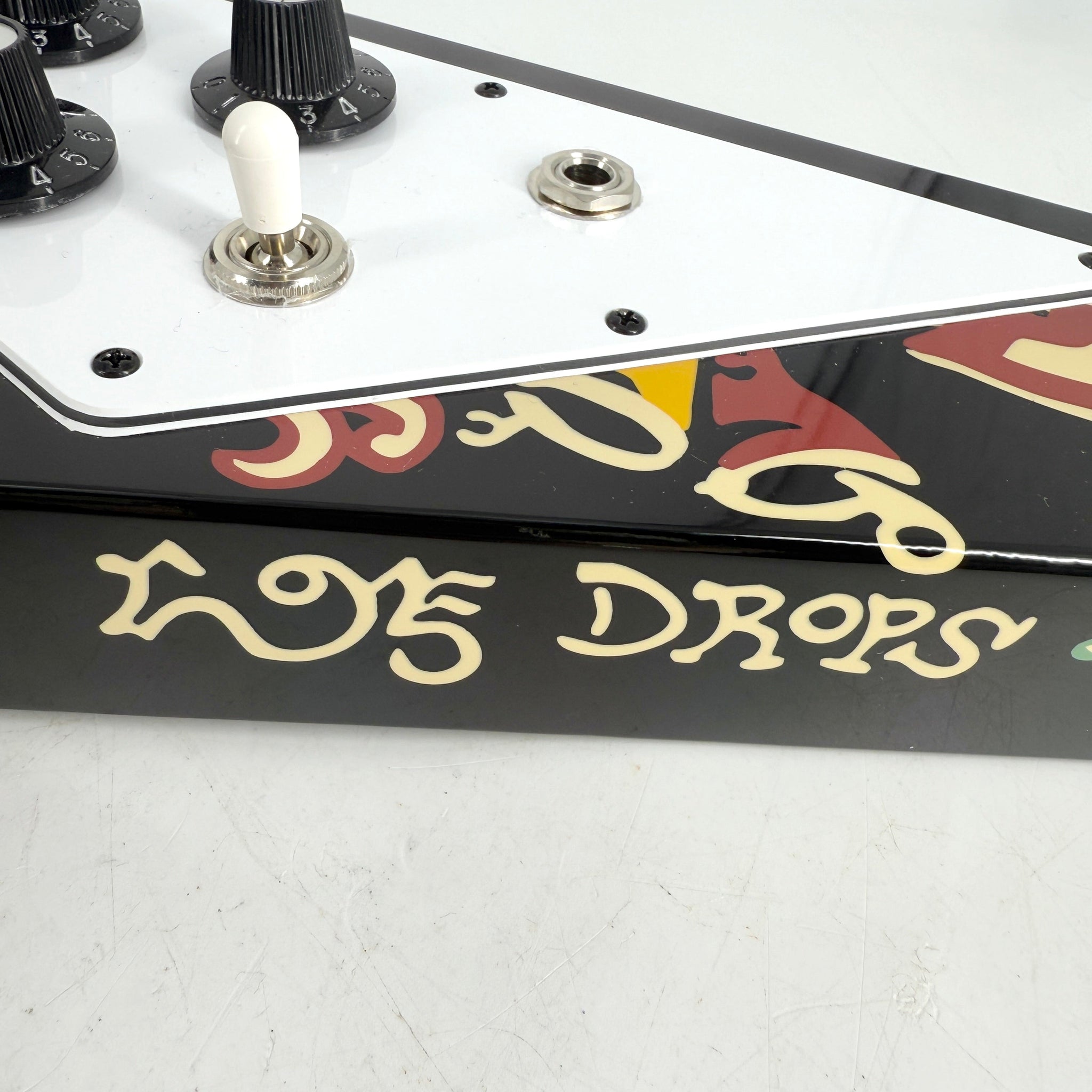 2024 Epiphone Inspired by Gibson Custom Jimi Hendrix Love Drops Flying V - Ebony | Tonebay