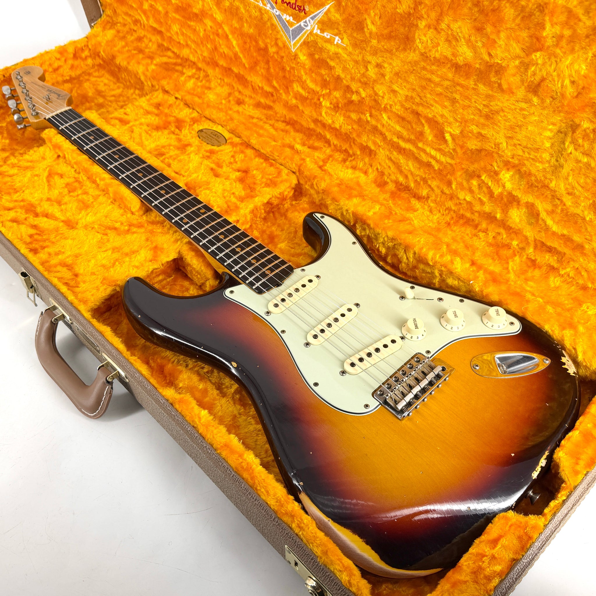 2018 Fender Custom Shop 60 Stratocaster Relic – Chocolate 3 Tone Sunburst | Tonebay