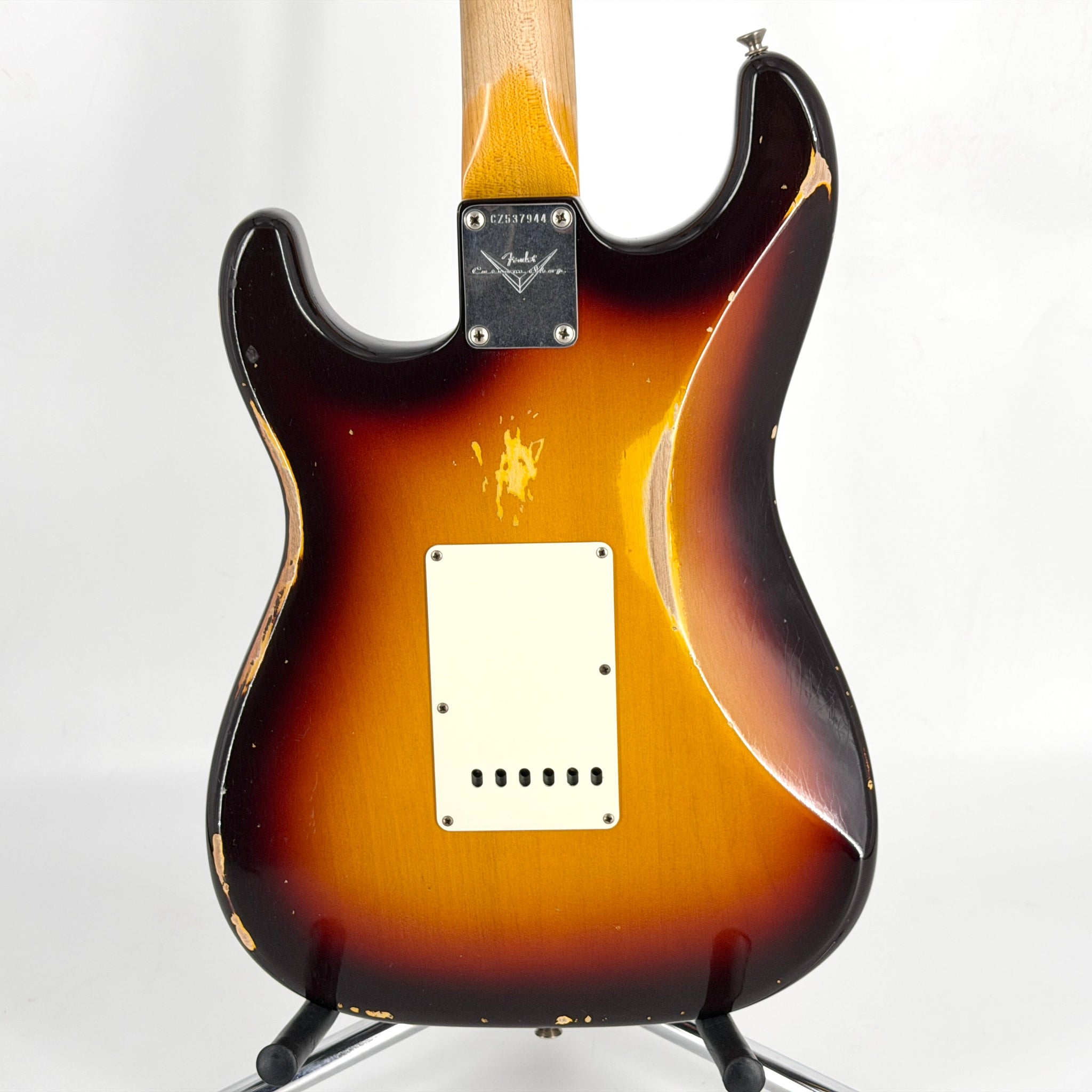 2018 Fender Custom Shop 60 Stratocaster Relic – Chocolate 3 Tone Sunburst | Tonebay
