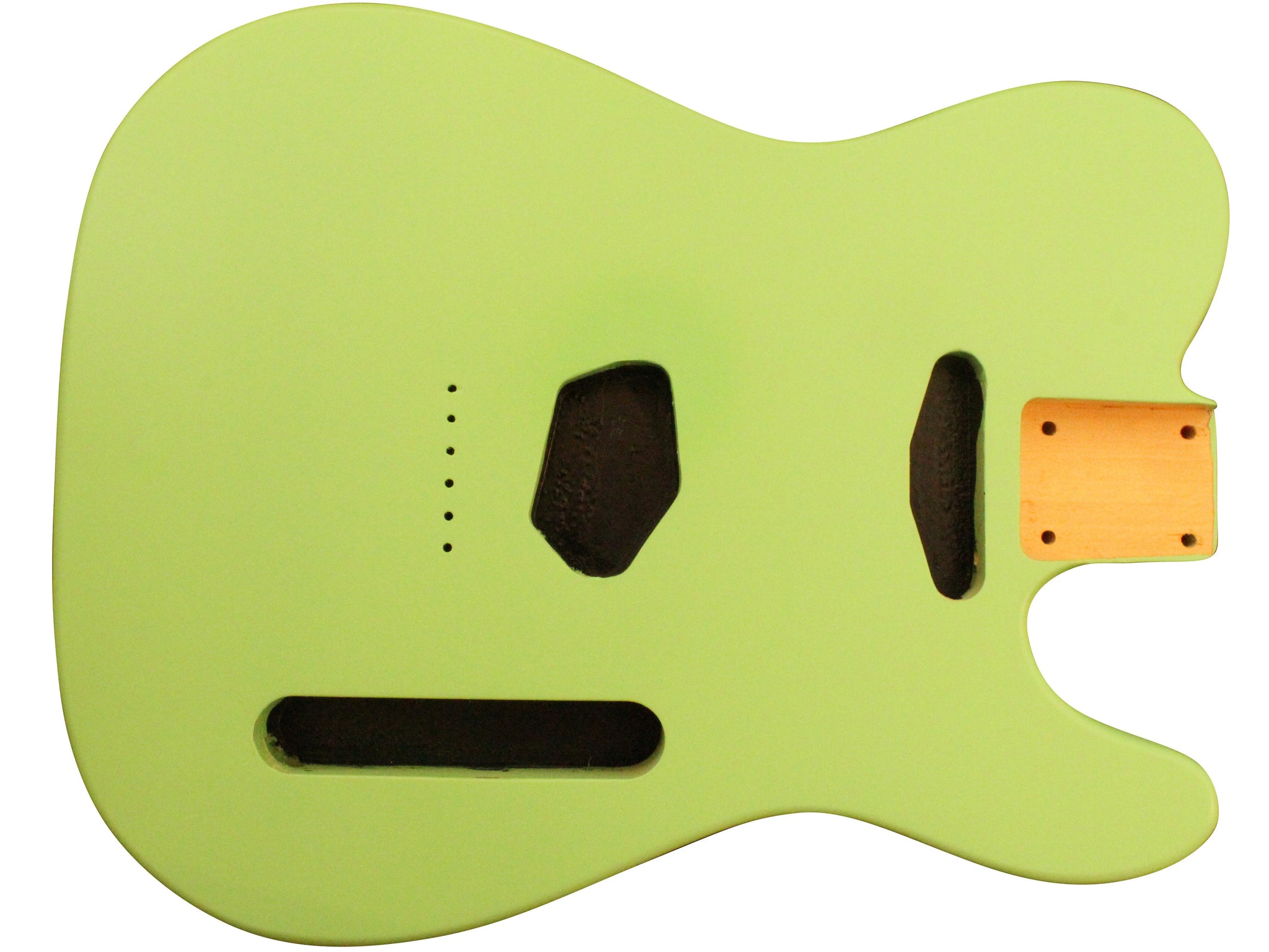 Surf green alder nitrocellulose satin Telecaster body