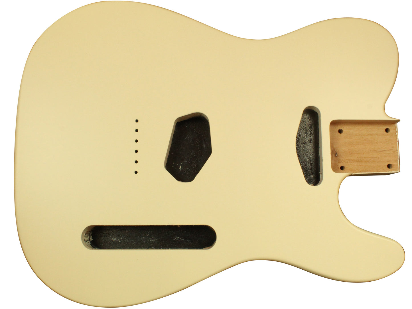 Vintage white alder nitrocellulose satin Telecaster body