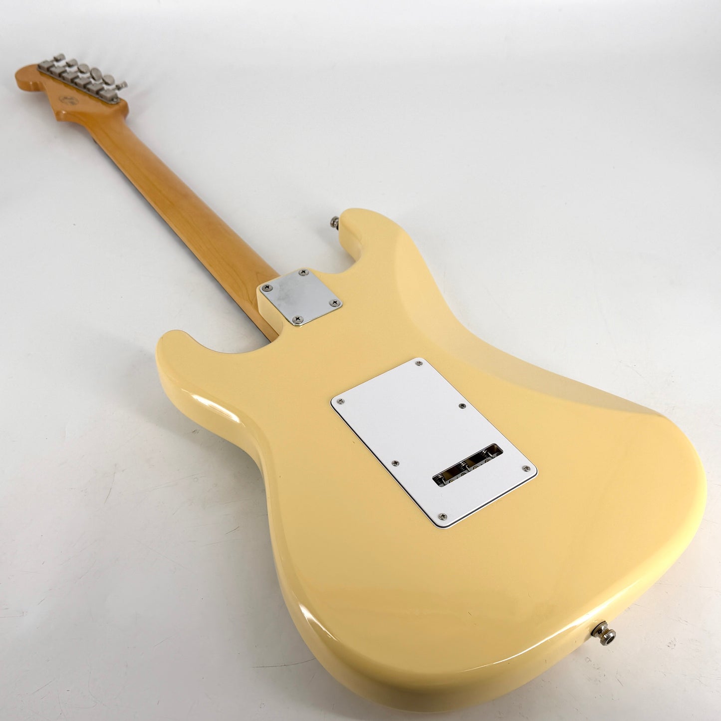 1994/95 Fender Japan Yngwie Malmsteen ST62-100YM Stratocaster - Yellow White | Tonebay