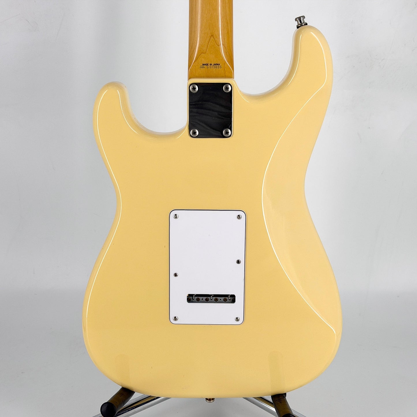 1994/95 Fender Japan Yngwie Malmsteen ST62-100YM Stratocaster - Yellow White | Tonebay