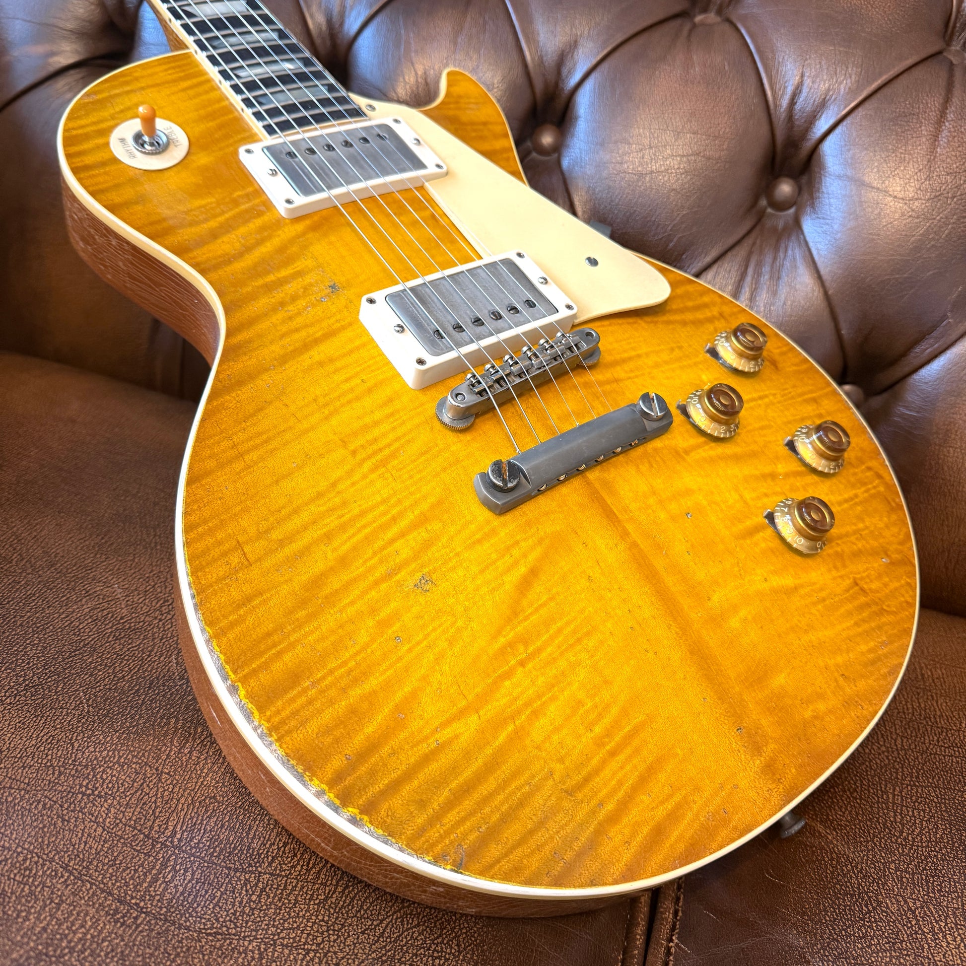 2023 Gibson Custom Murphy Lab 1959 Les Paul Ultra Heavy Aged 59 R9 - Lemon Burst | Tonebay