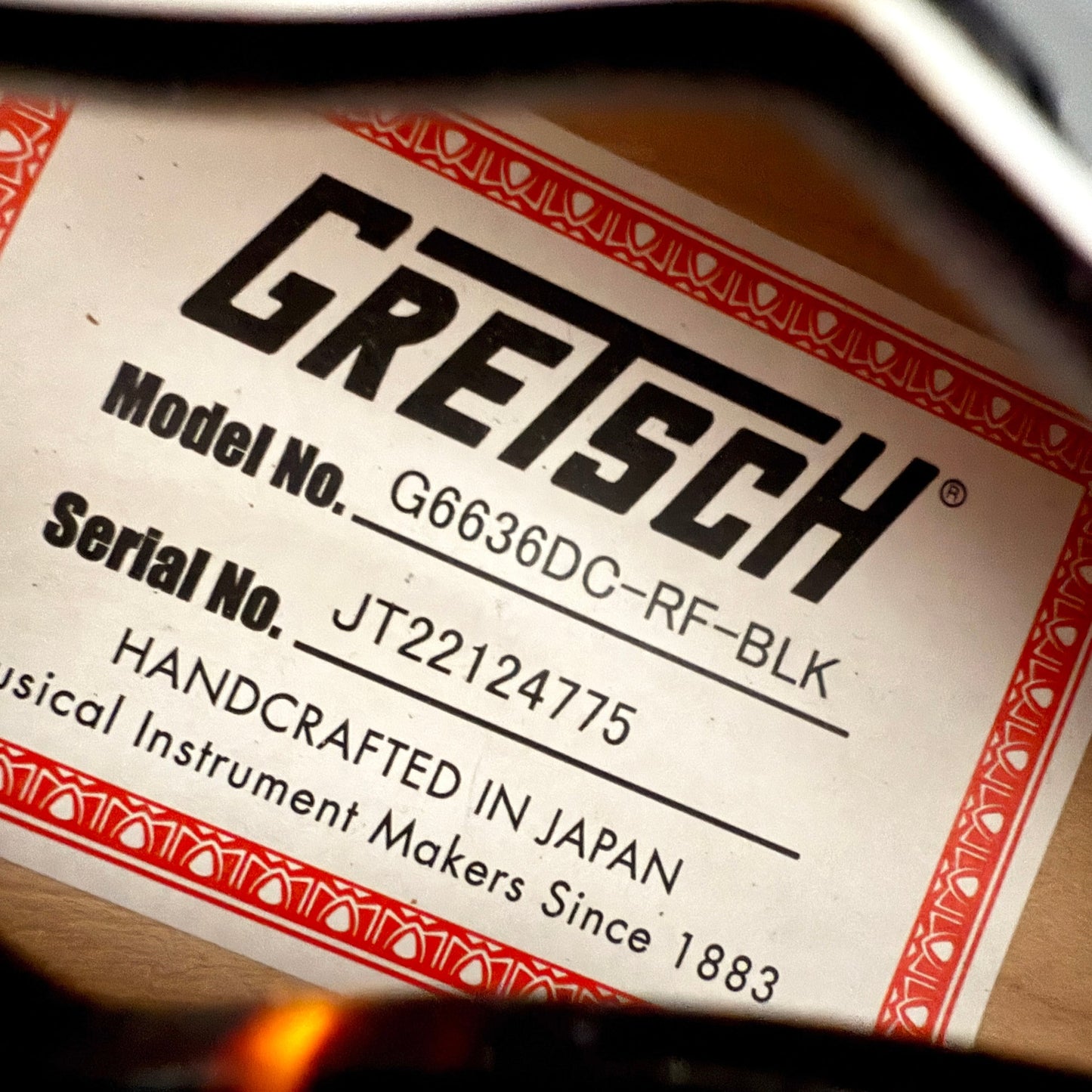 2023 Gretsch Richard Fortus Signature Falcon G6636 - Black