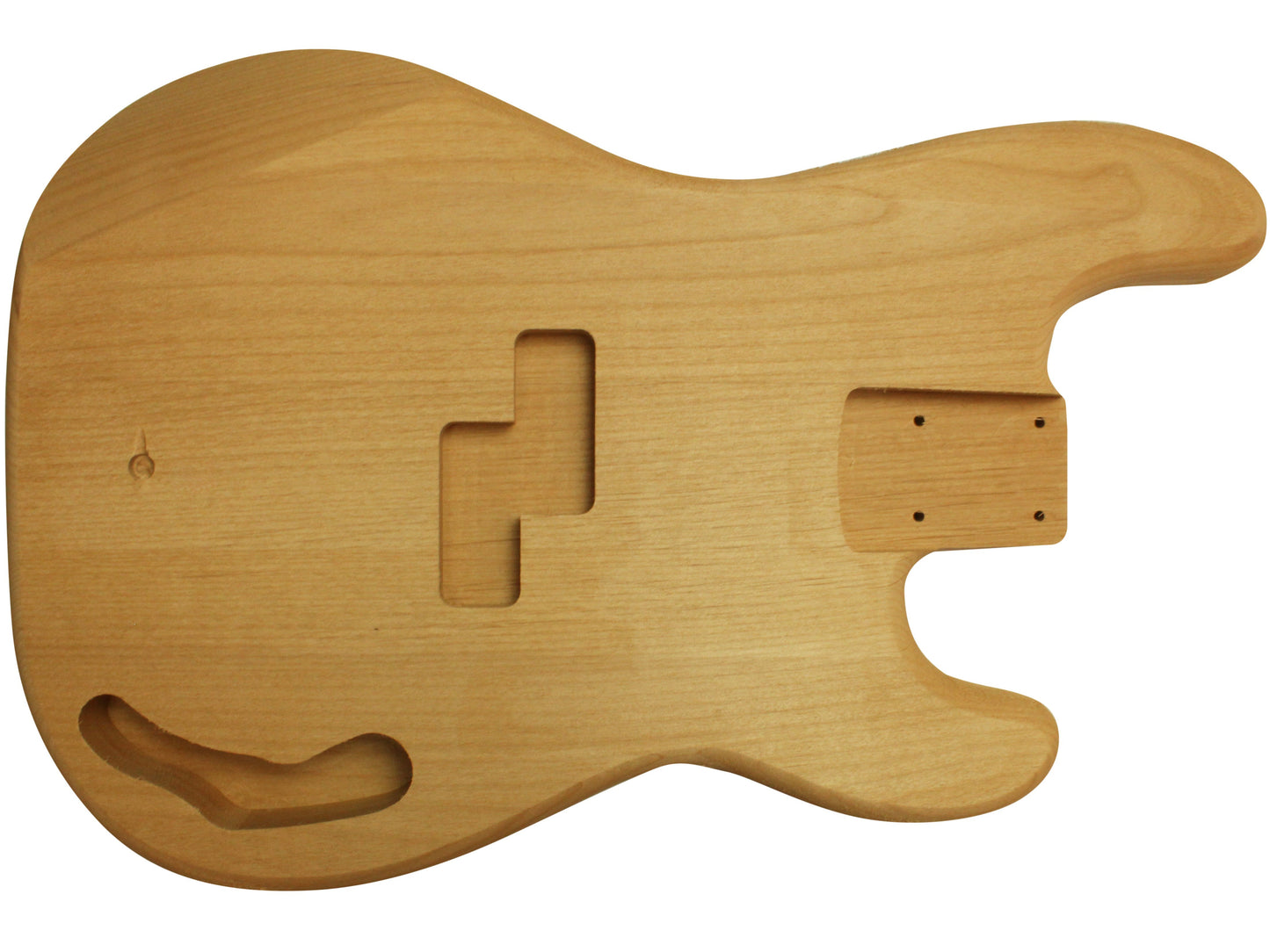 Unsanded raw alder Precision bass body