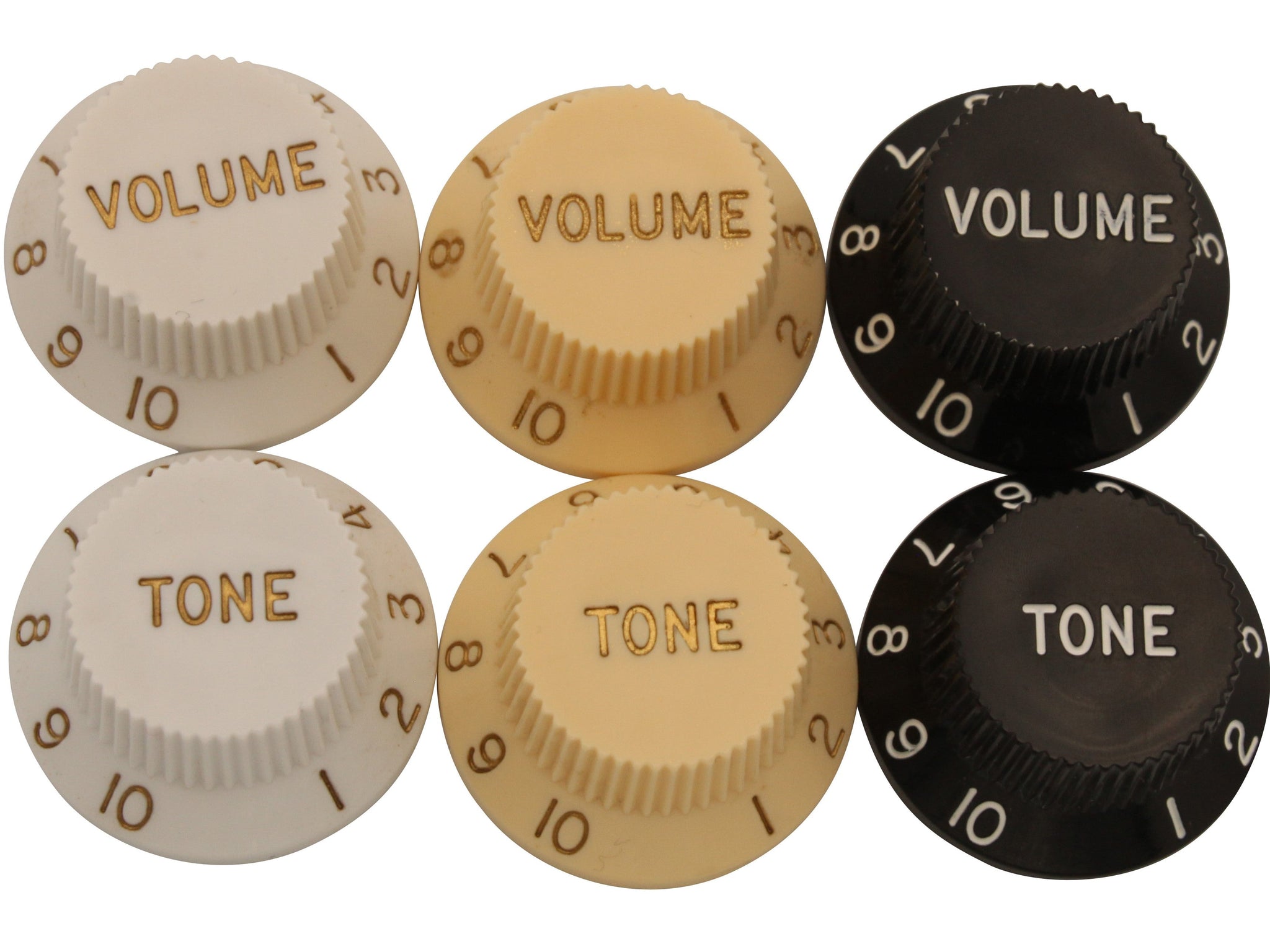 Stratocaster control knobs (imperial size)