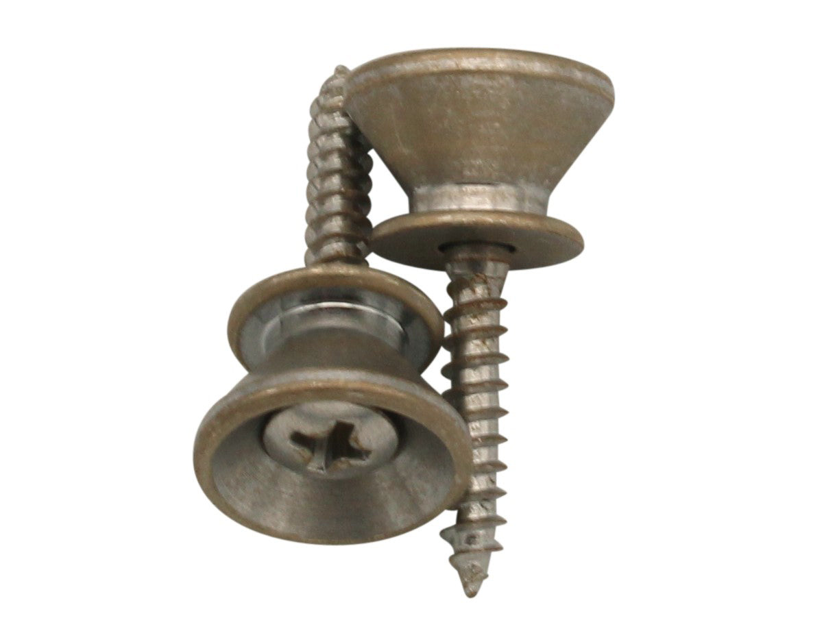 Gotoh relic chrome vintage style strap pins