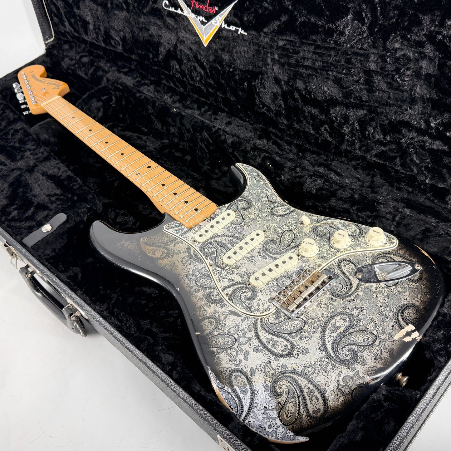2018 Fender Custom Shop Limited Edition ’68 Stratocaster Relic - Black Paisley | Tonebay