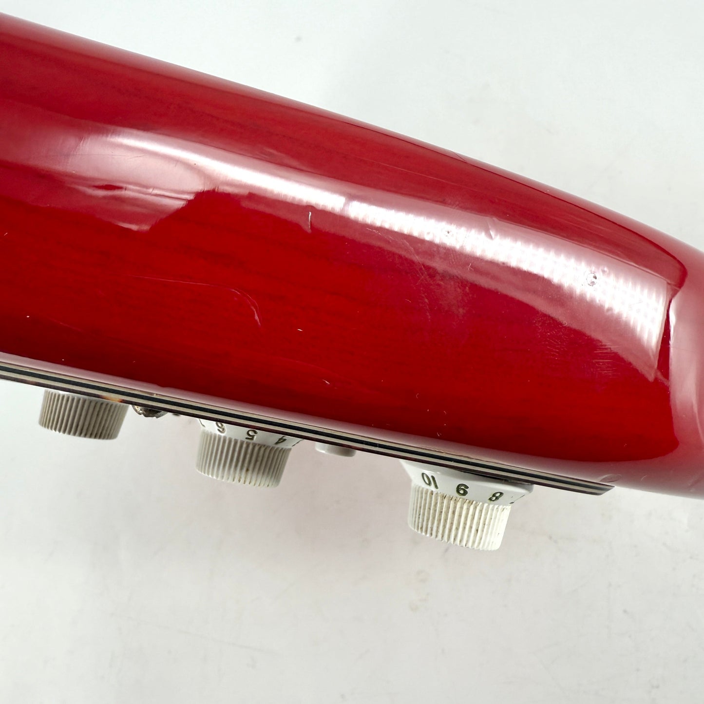 2014 Fender Deluxe Players Stratocaster - Crimson Red Transparent | Tonebay