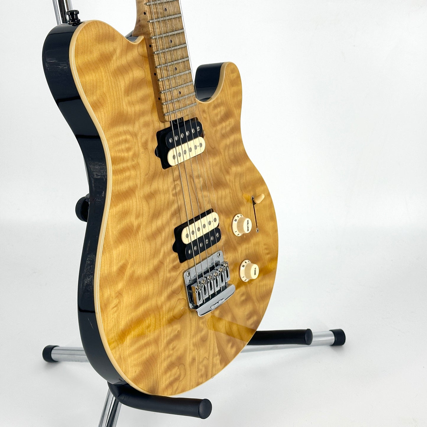 1999 Ernie Ball Music Man Axis Super Sport HH Hardtail - Translucent Gold | Tonebay