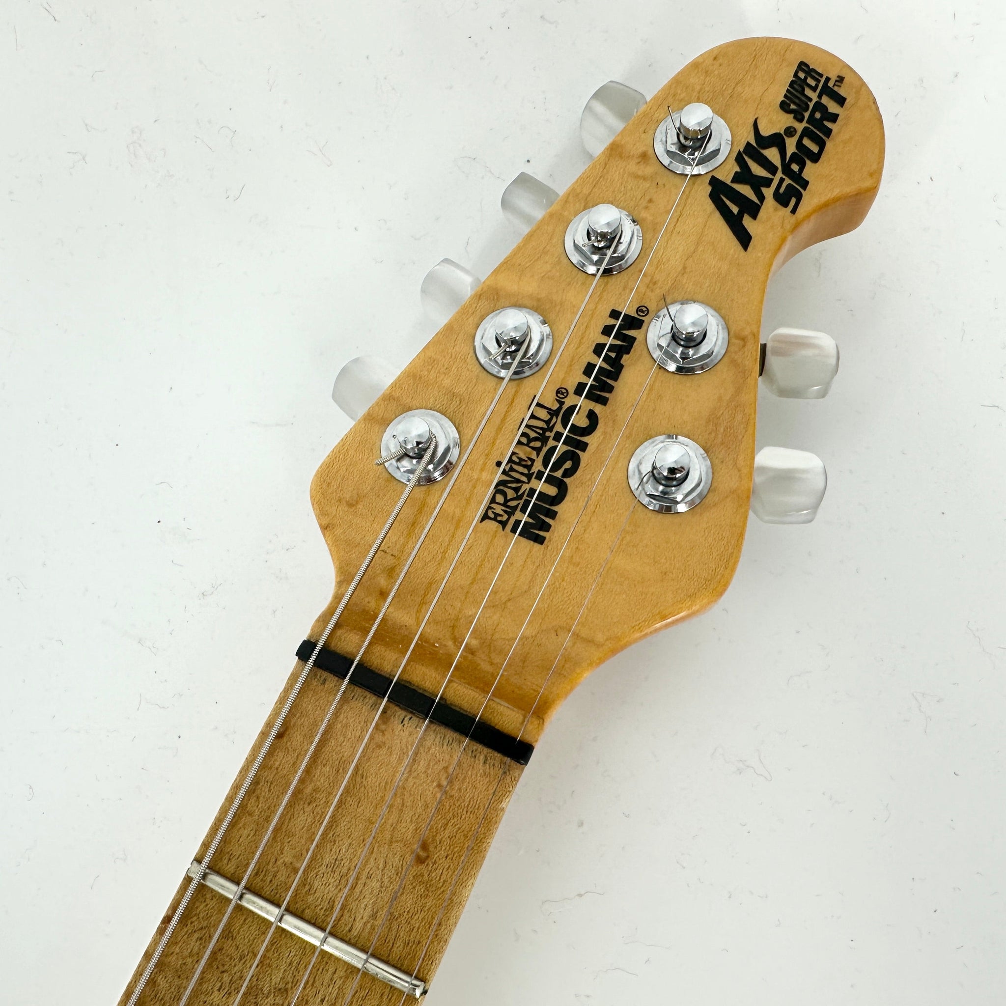 1999 Ernie Ball Music Man Axis Super Sport HH Hardtail - Translucent Gold | Tonebay