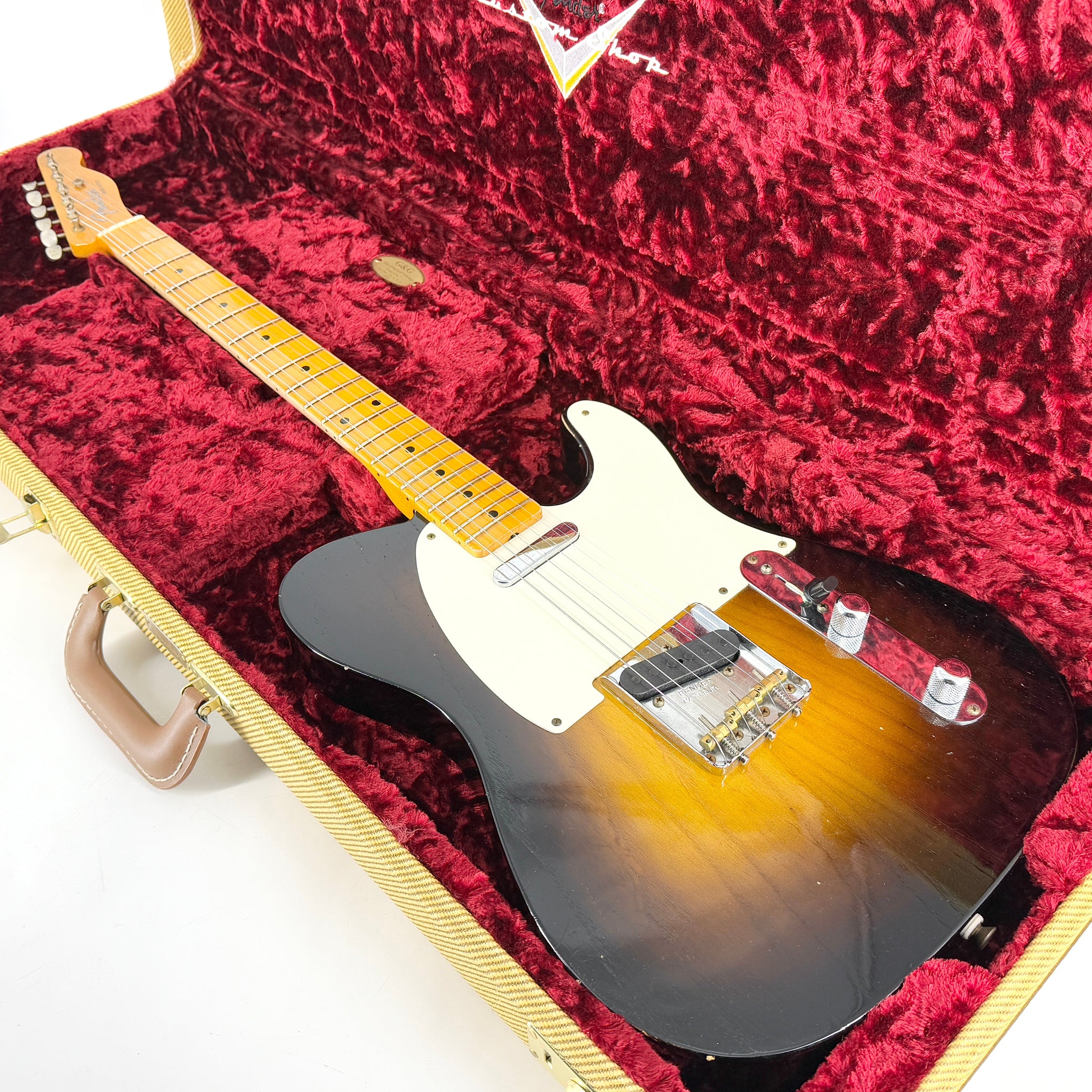2021 Fender Custom Shop ’55 Journeyman Relic Telecaster – 2 Tone Sunburst | Tonebay