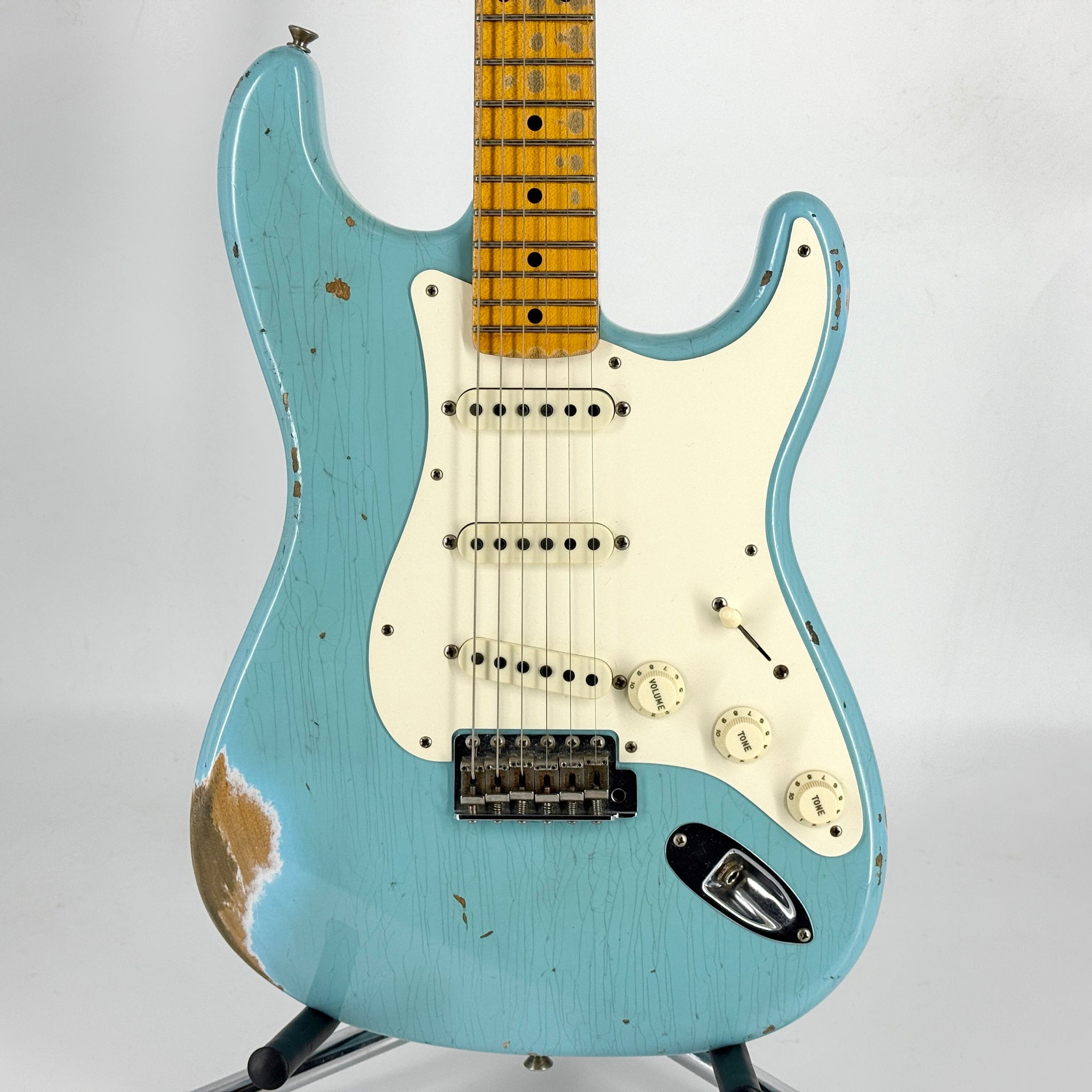 2019 Fender Custom Shop ‘59 Stratocaster Heavy Relic – Aged Daphne Blue | Tonebay