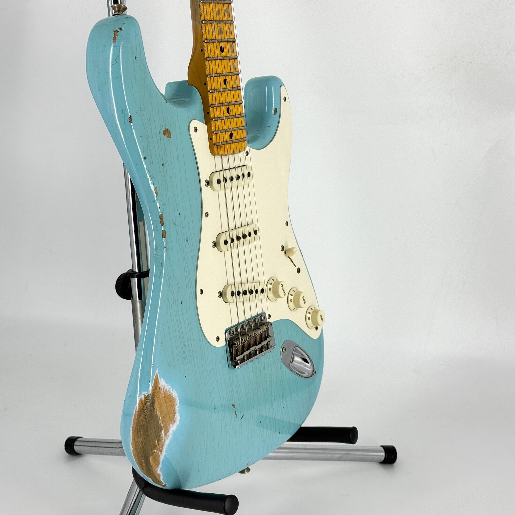 2019 Fender Custom Shop ‘59 Stratocaster Heavy Relic – Aged Daphne Blue | Tonebay