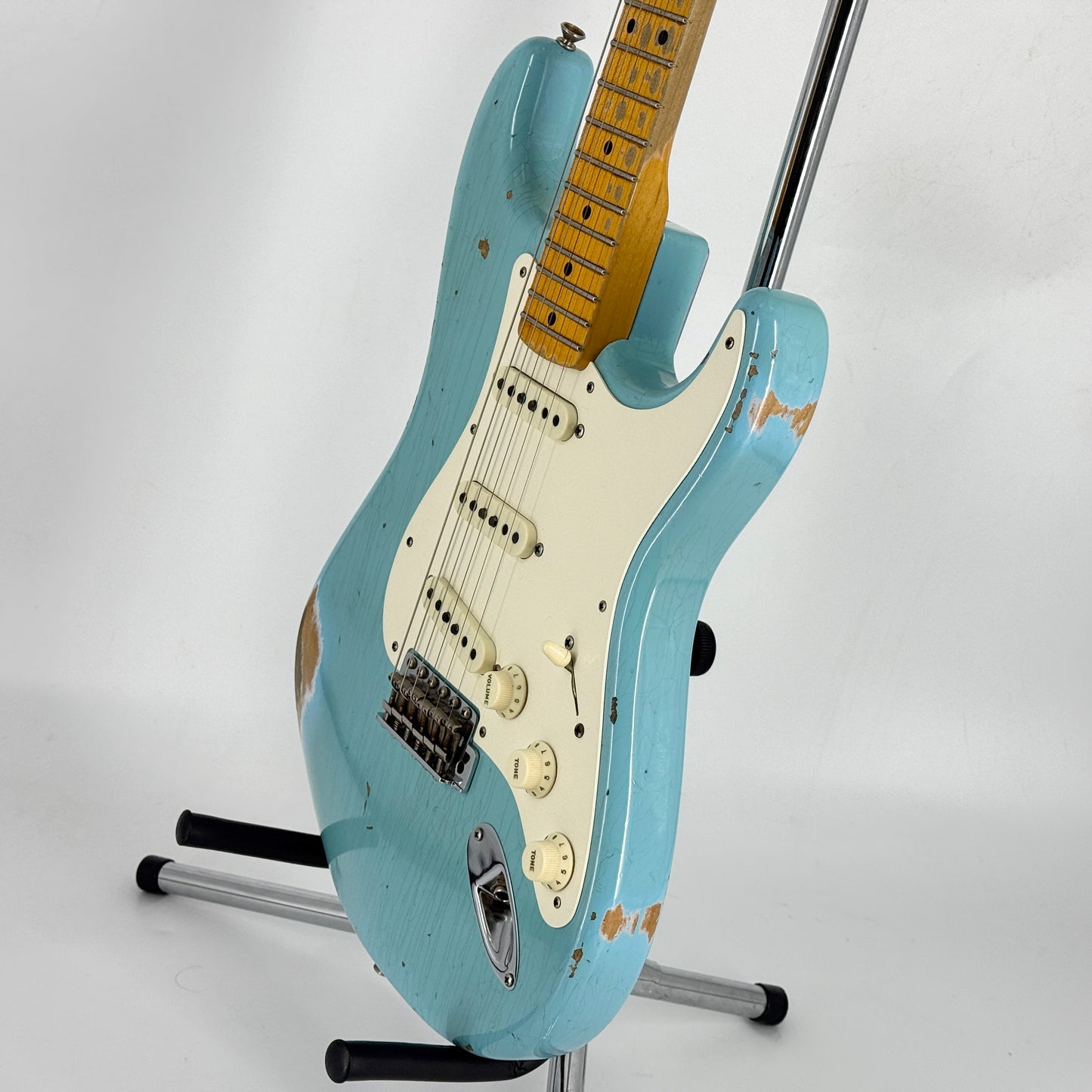 2019 Fender Custom Shop ‘59 Stratocaster Heavy Relic – Aged Daphne Blue | Tonebay