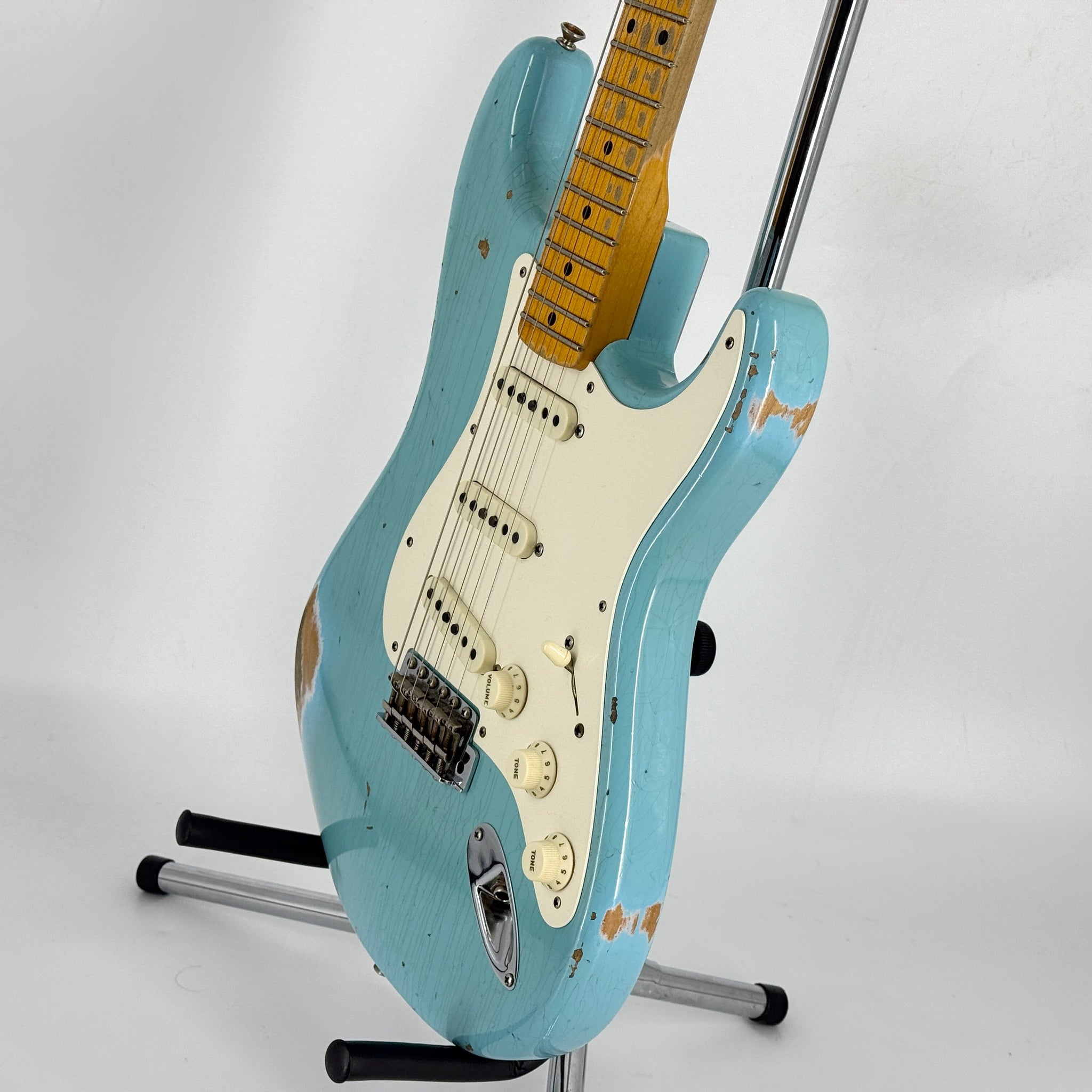 2019 Fender Custom Shop ‘59 Stratocaster Heavy Relic – Aged Daphne Blue | Tonebay
