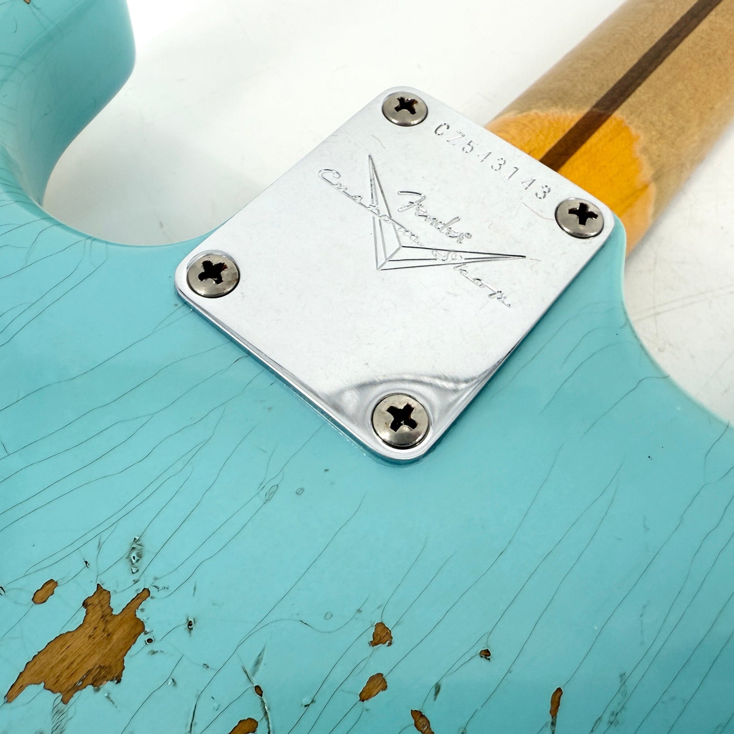 2019 Fender Custom Shop ‘59 Stratocaster Heavy Relic – Aged Daphne Blue | Tonebay