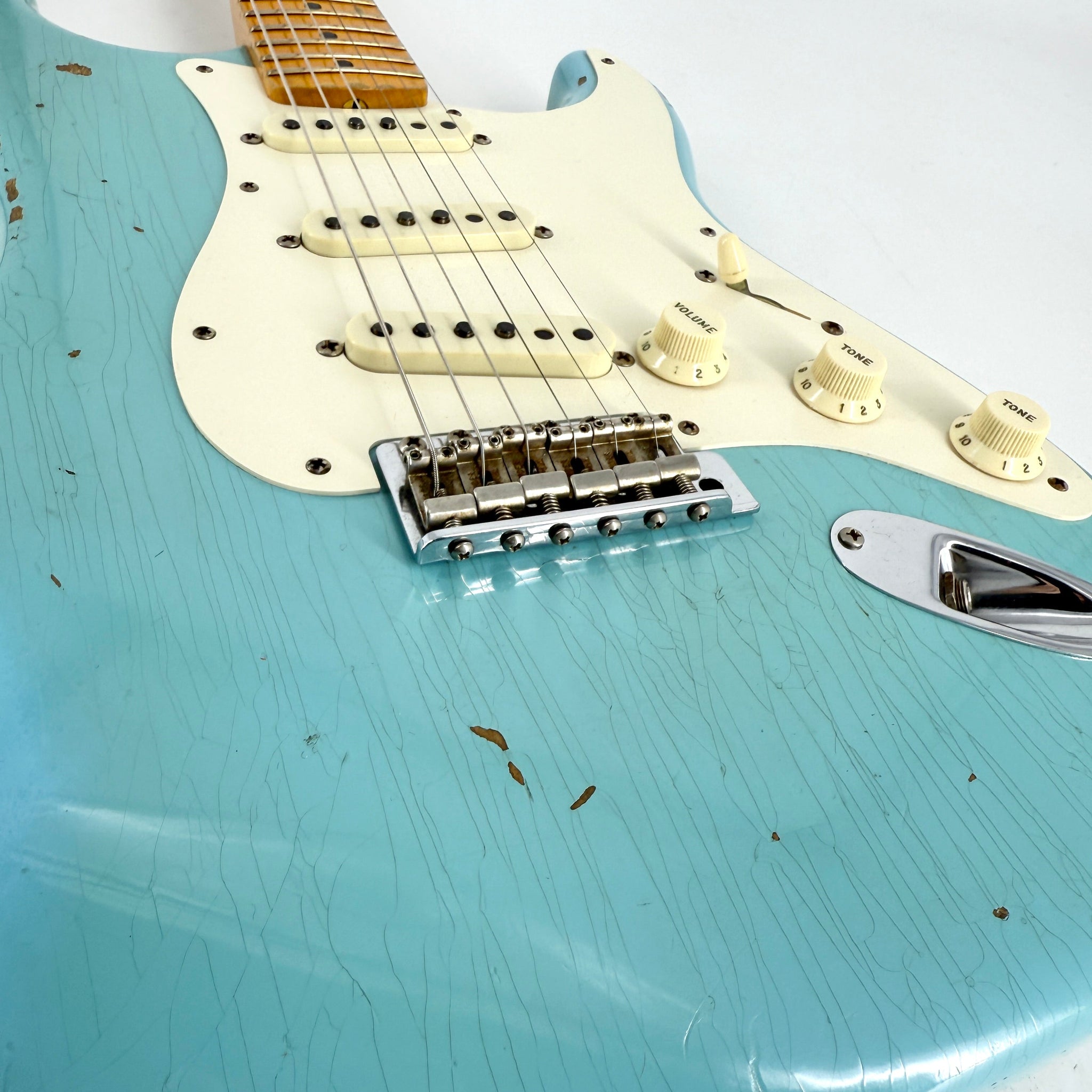 2019 Fender Custom Shop ‘59 Stratocaster Heavy Relic – Aged Daphne Blue | Tonebay