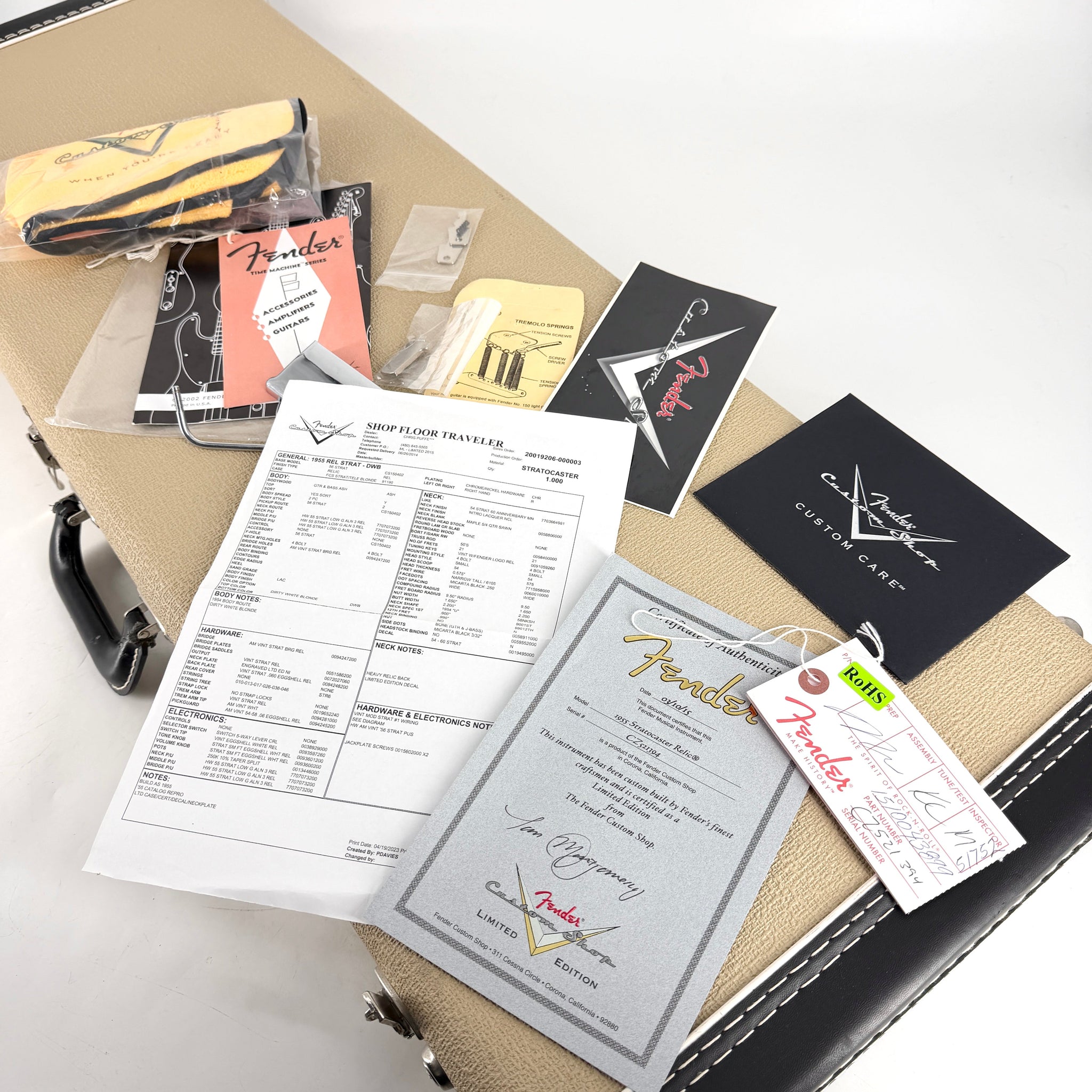 2015 Fender Custom Shop Limited Edition ‘55 Stratocaster Relic – Dirty White Blonde | Tonebay