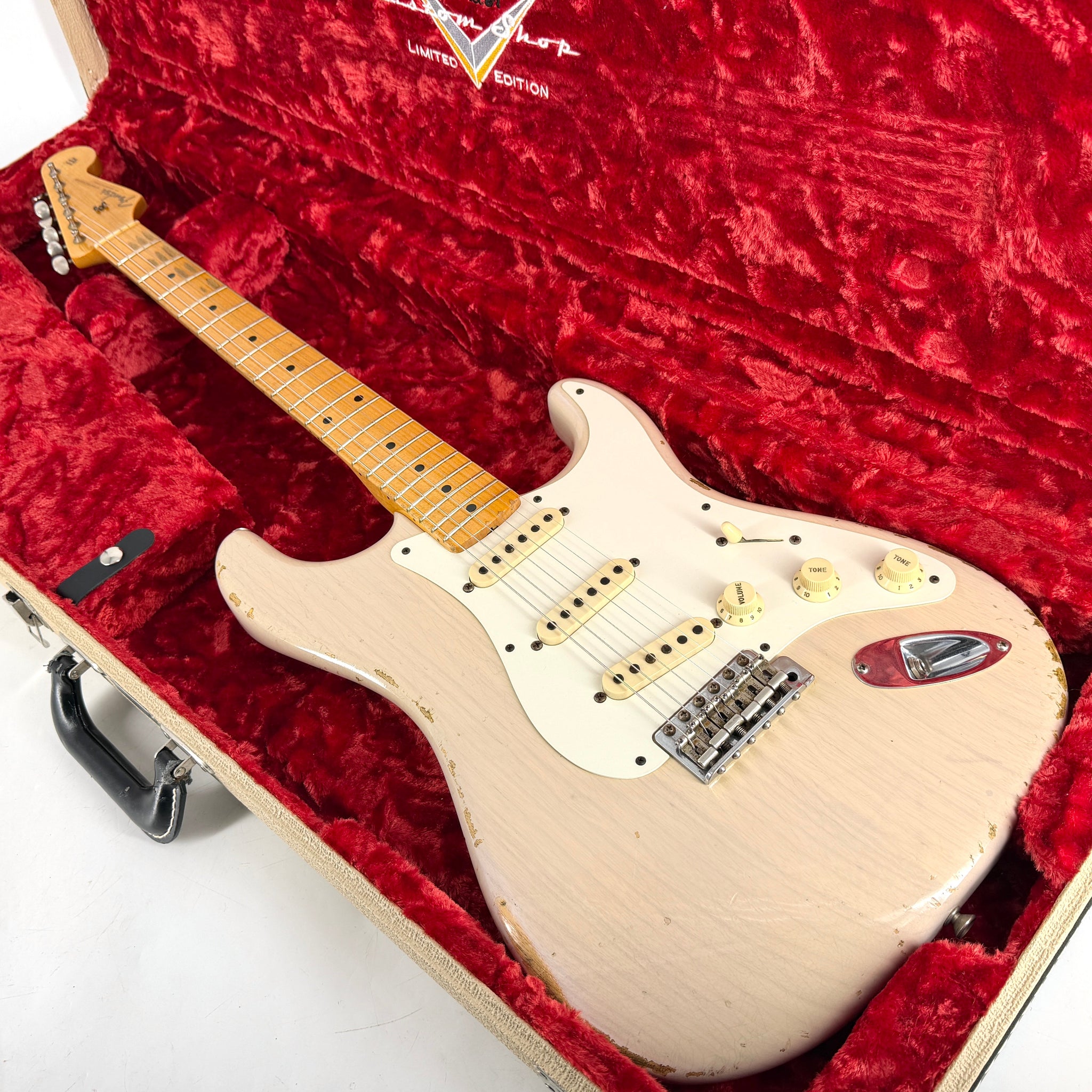 2015 Fender Custom Shop Limited Edition ‘55 Stratocaster Relic – Dirty White Blonde | Tonebay
