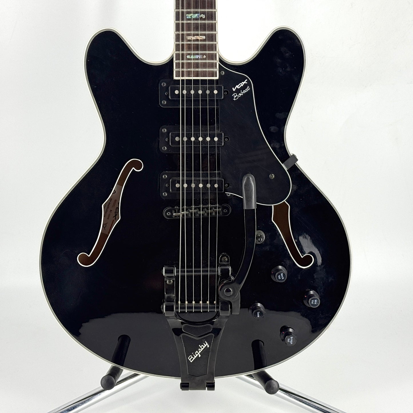 2020 Vox Bobcat S66B Bigsby - Black | Tonebay