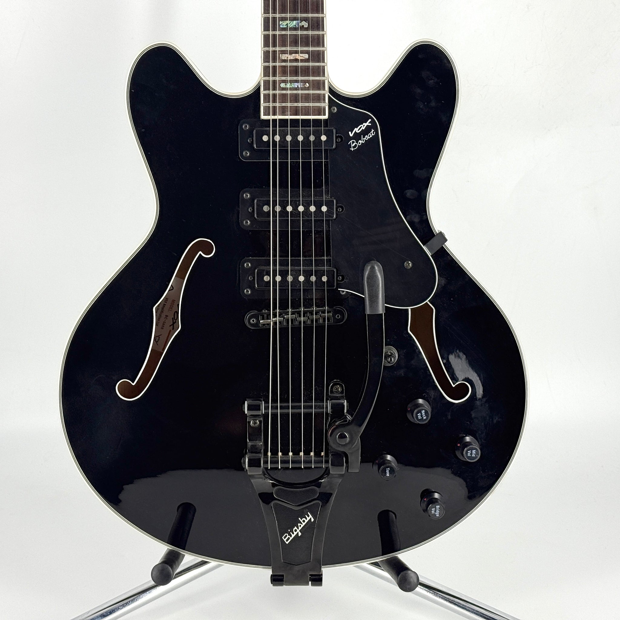 2020 Vox Bobcat S66B Bigsby - Black | Tonebay