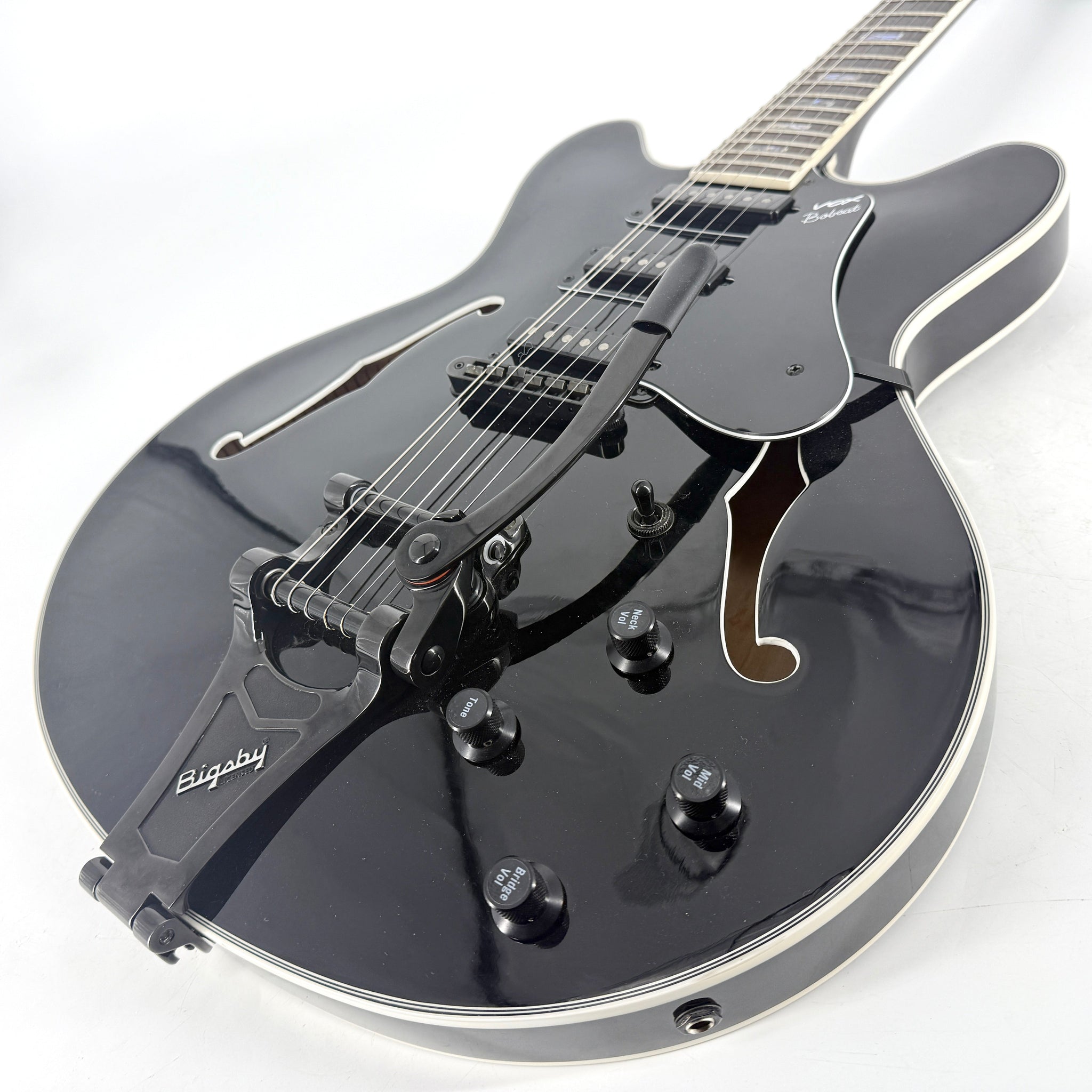 2020 Vox Bobcat S66B Bigsby - Black | Tonebay