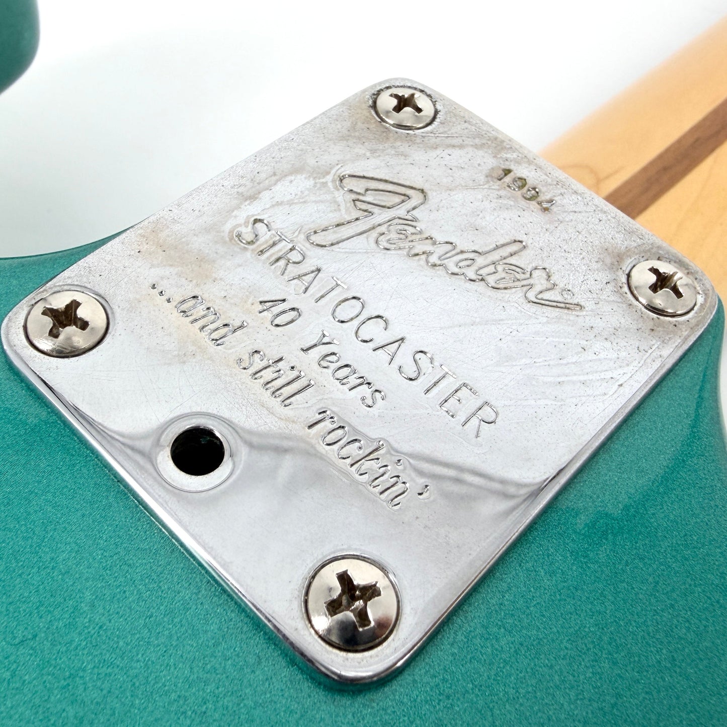 1994 Fender American Standard Stratocaster - 40th Anniversary – Caribbean Mist | Tonebay