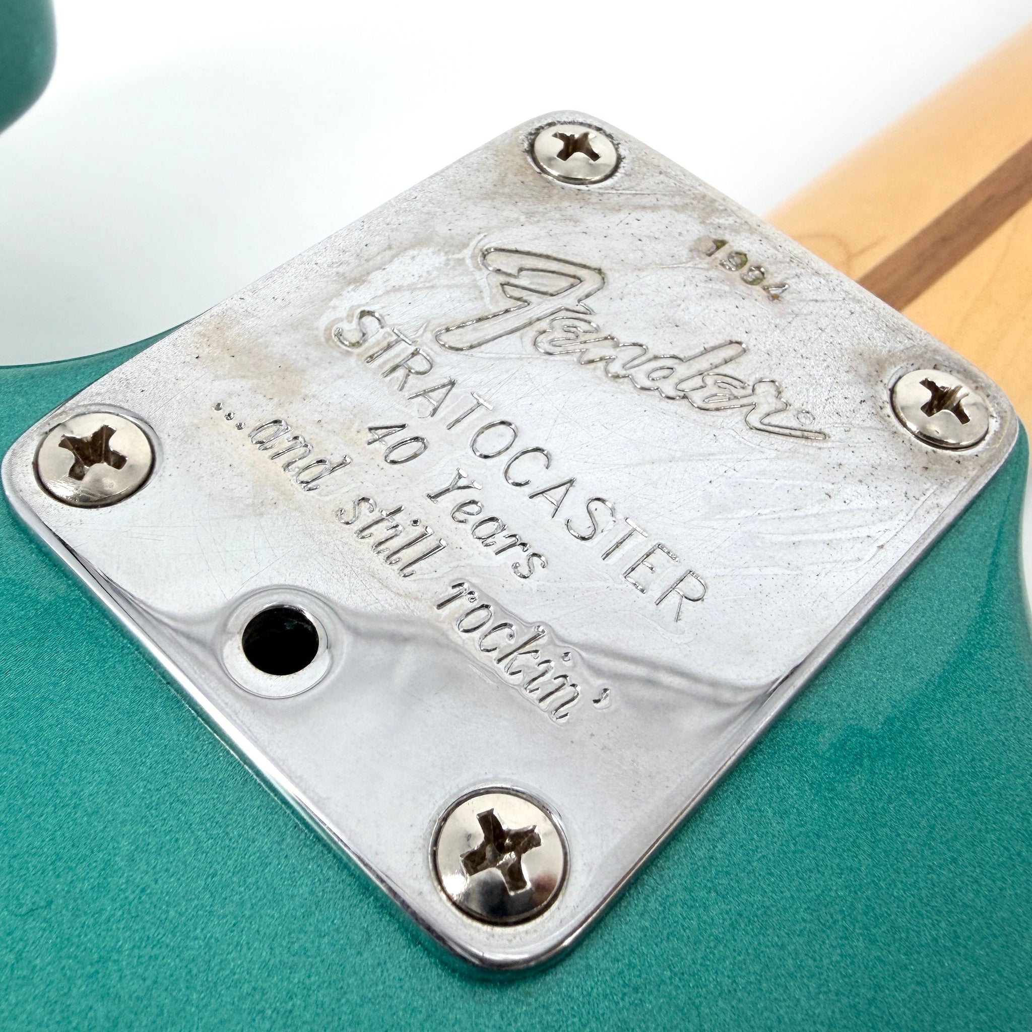 1994 Fender American Standard Stratocaster - 40th Anniversary – Caribbean Mist | Tonebay