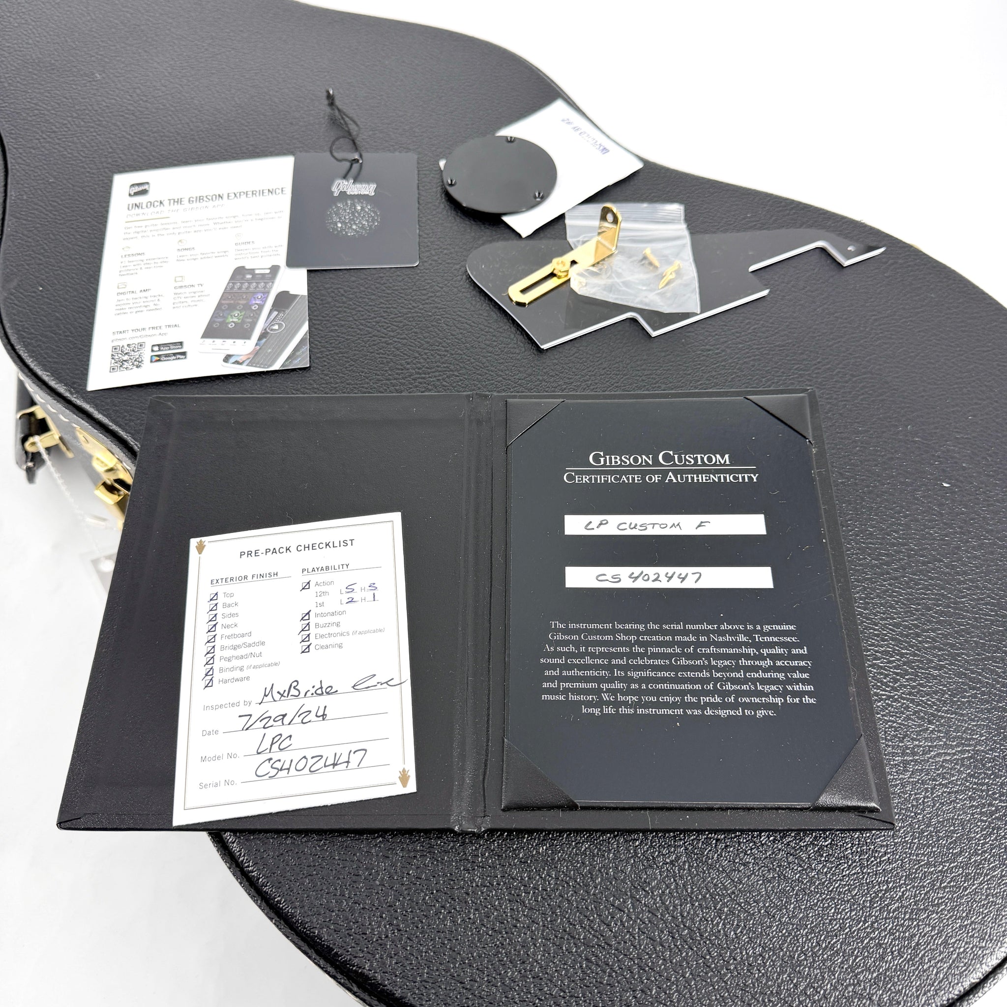 2024 Gibson Custom Shop M2M Les Paul Custom Figured – Purple Widow | Tonebay