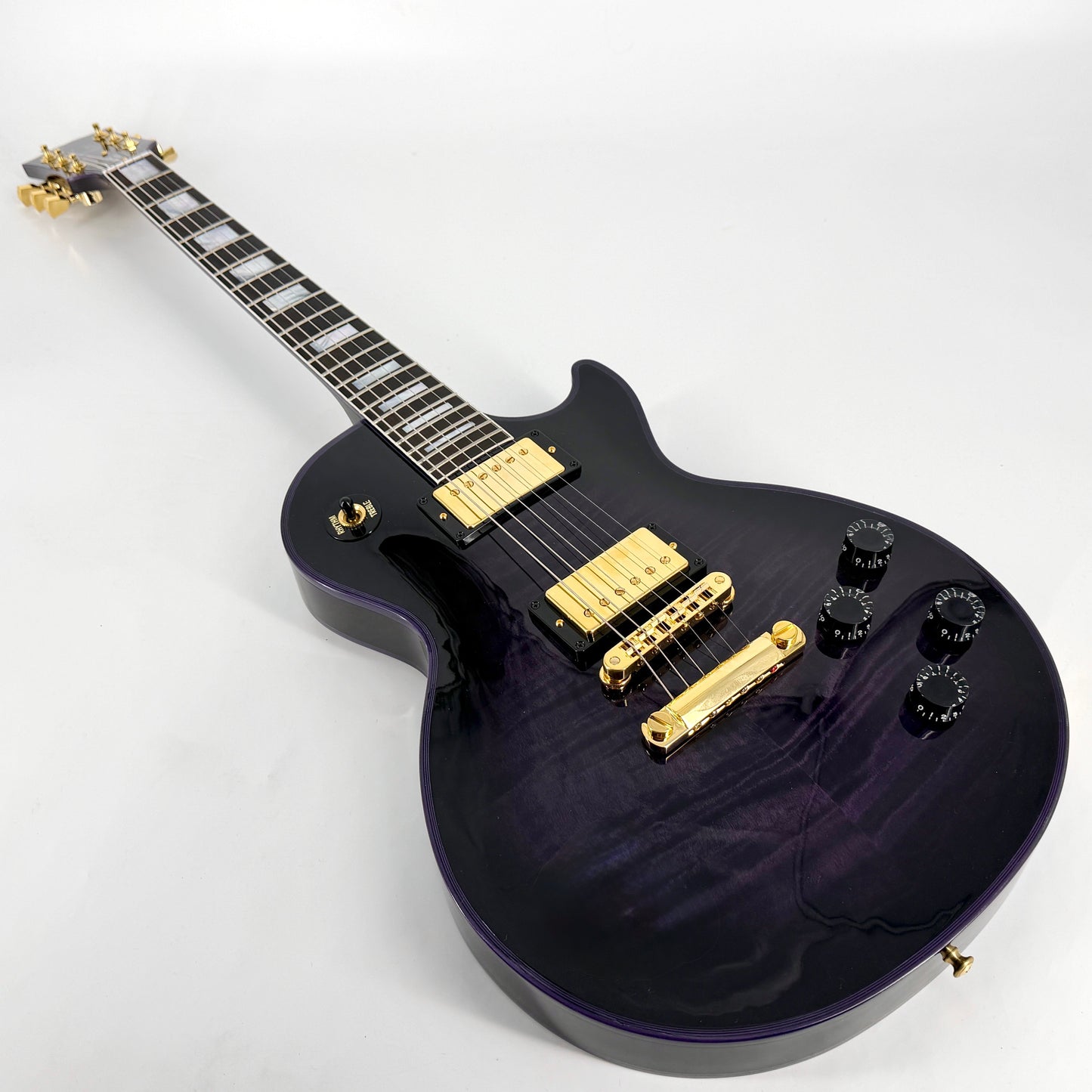 2024 Gibson Custom Shop M2M Les Paul Custom Figured – Purple Widow | Tonebay