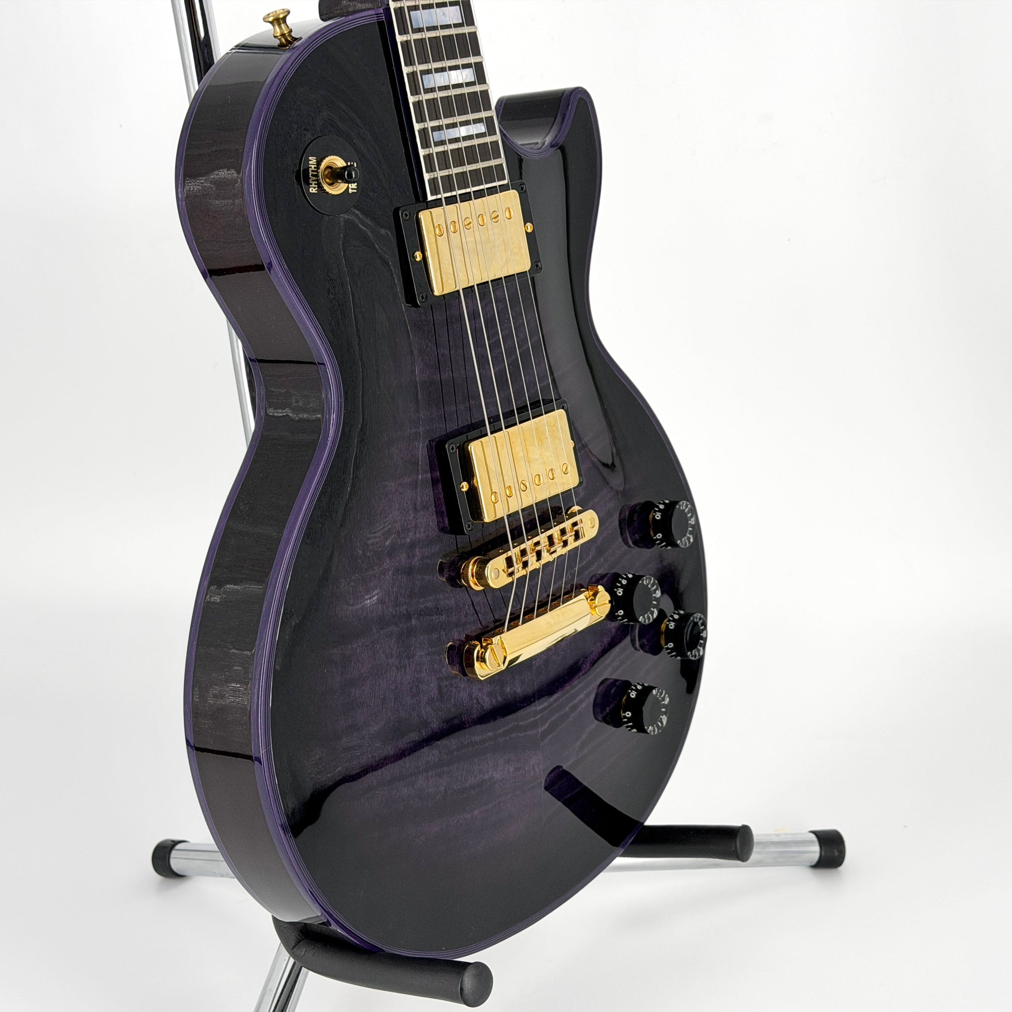 2024 Gibson Custom Shop M2M Les Paul Custom Figured – Purple Widow | Tonebay
