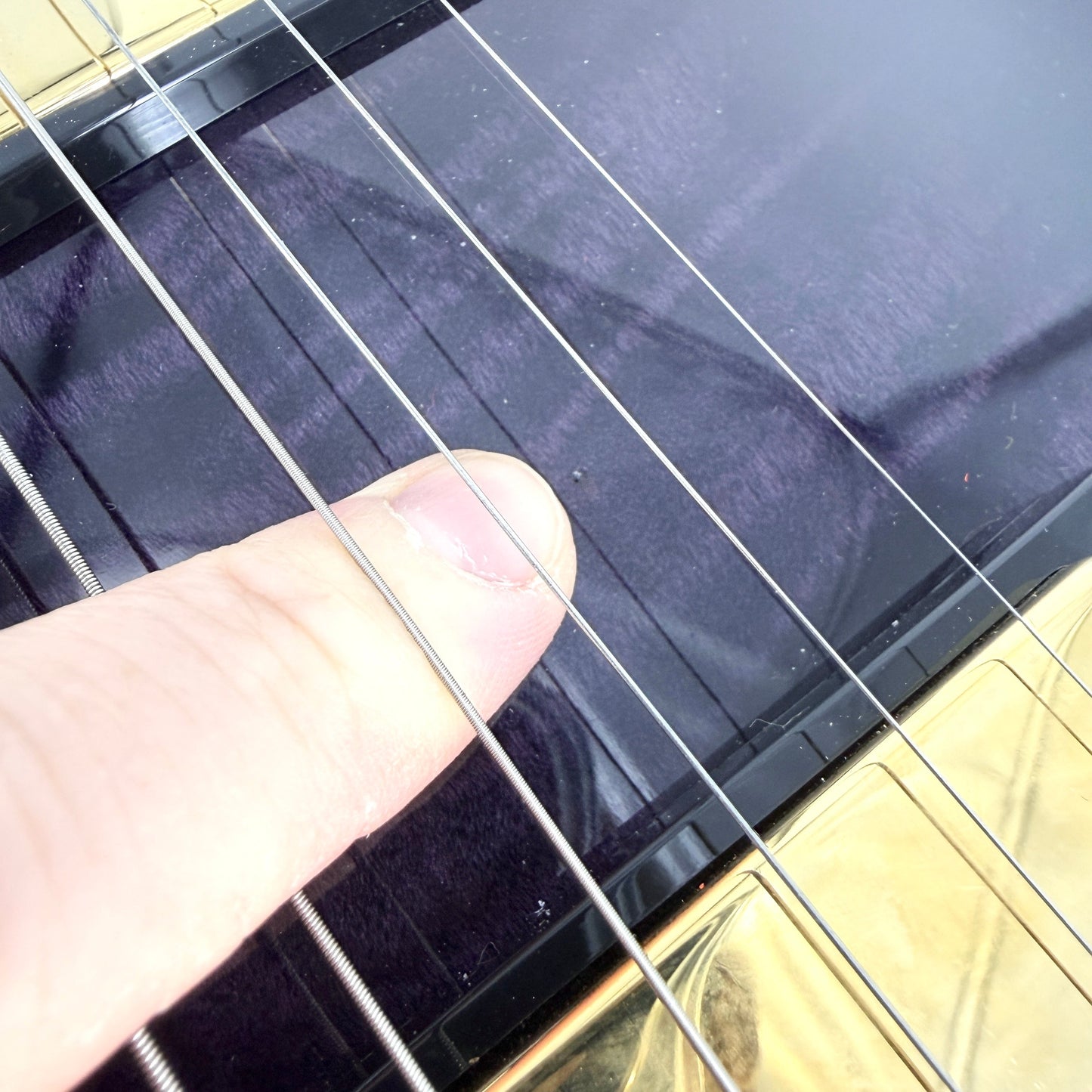 2024 Gibson Custom Shop M2M Les Paul Custom Figured – Purple Widow | Tonebay