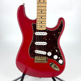 2014 Fender Deluxe Players Stratocaster - Crimson Red Transparent | Tonebay
