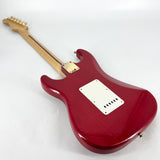 2014 Fender Deluxe Players Stratocaster - Crimson Red Transparent | Tonebay