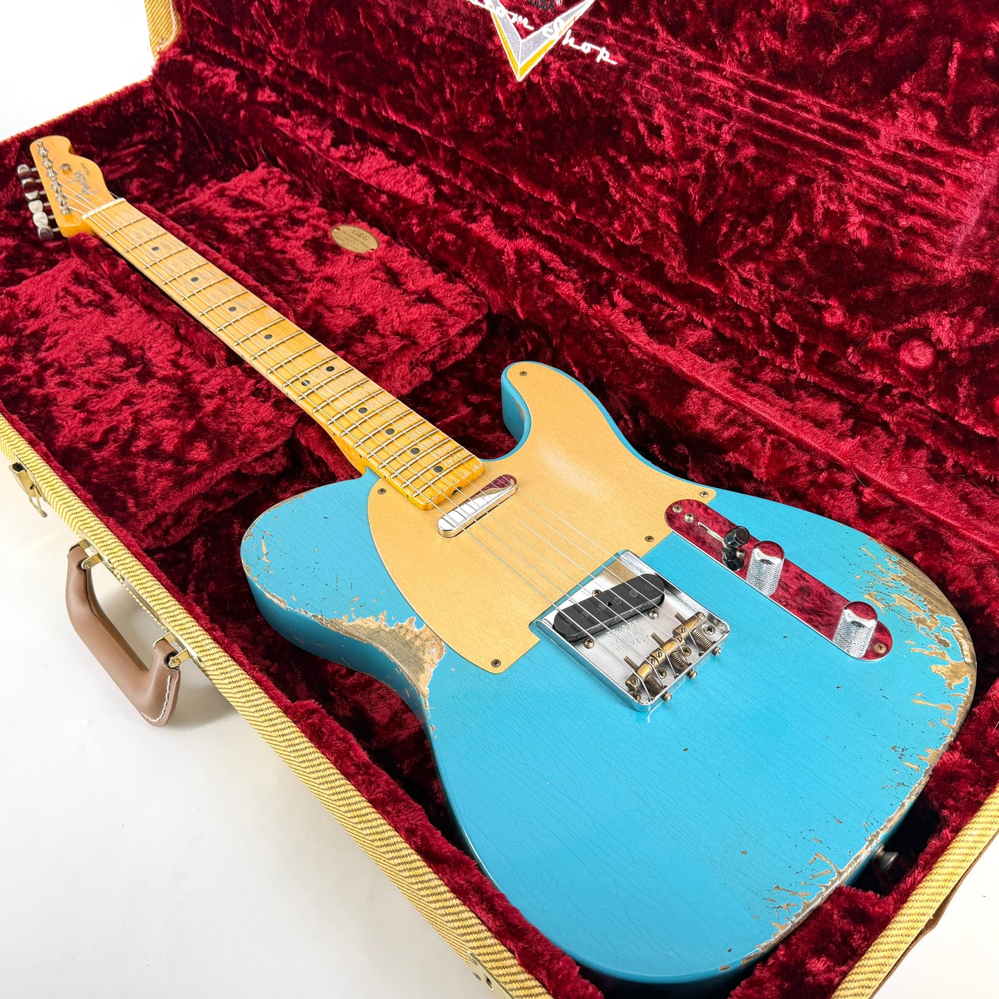 2021 Fender Custom Shop ’52 Heavy Relic Telecaster – Taos Turquoise | Tonebay
